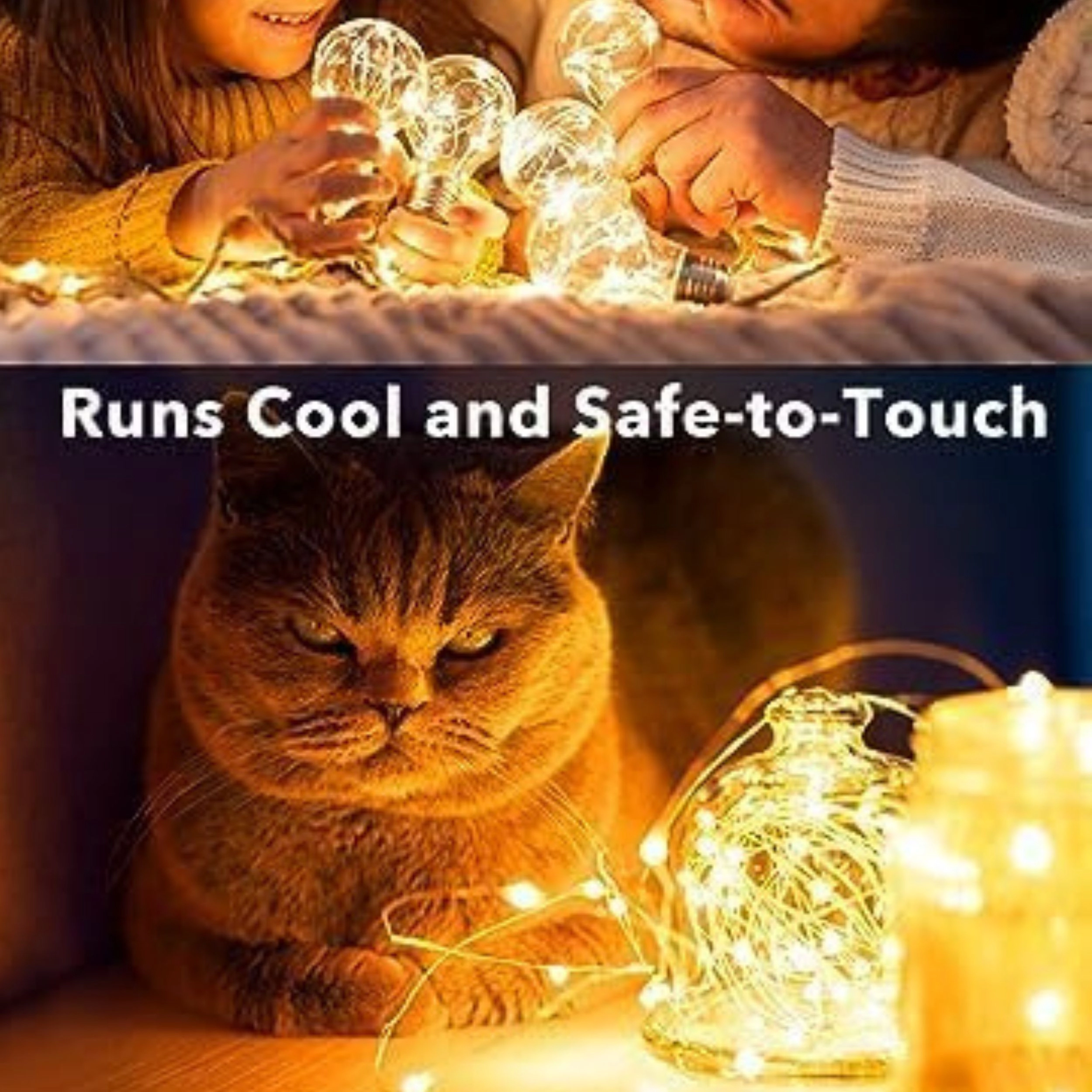 Stock Preferred Pack of 12 7Ft Battery Operated 20 LED Warm White Fairy String Lights