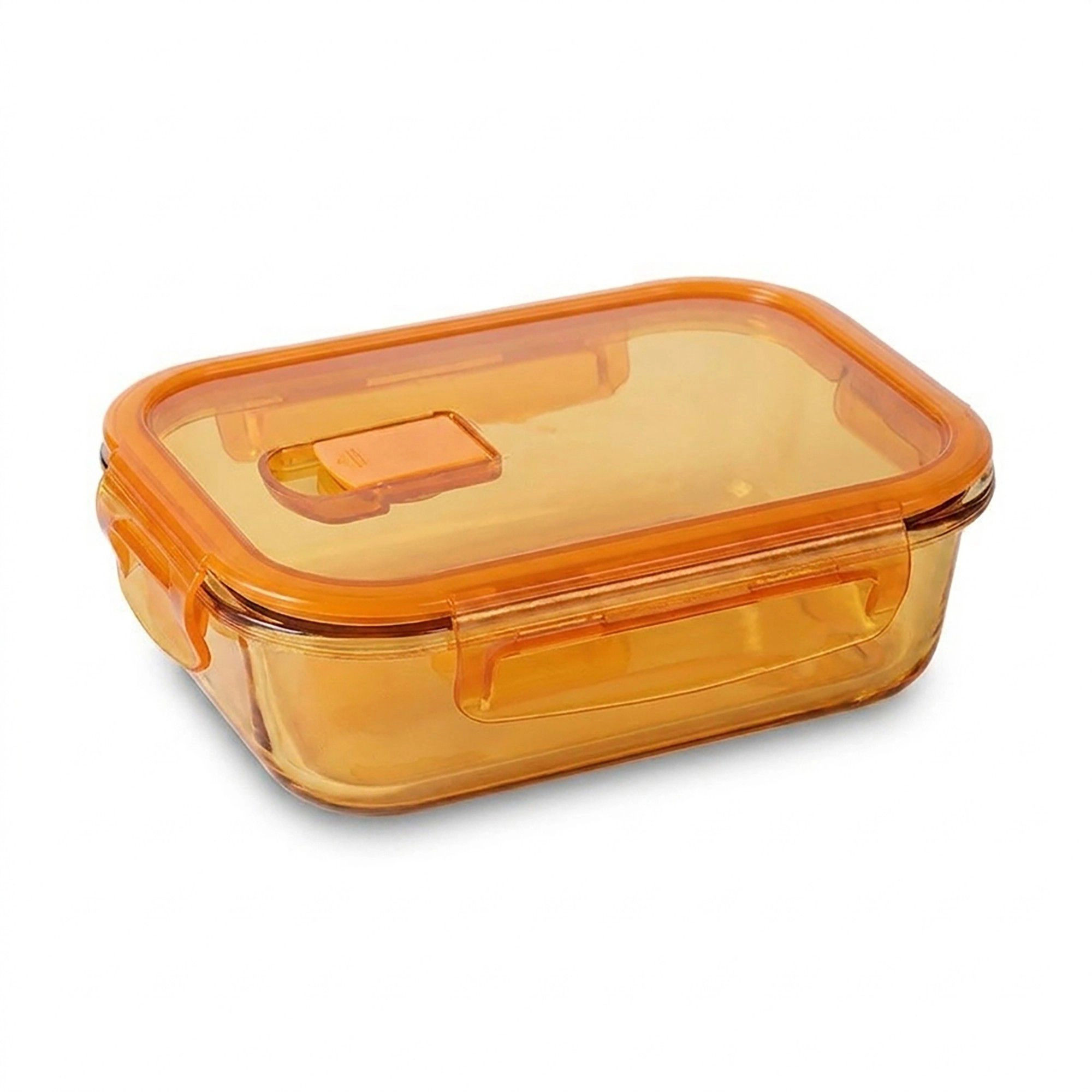 Alilang Women Divided Food Storage Container with Snap Lid and Sauce Compartment