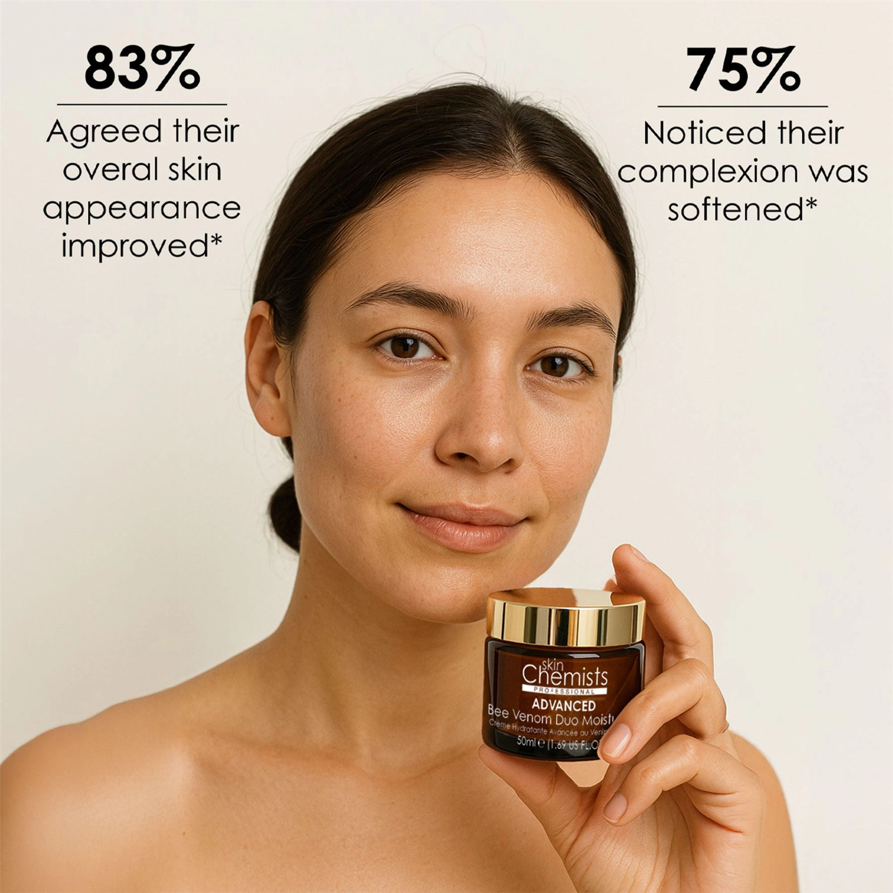 skinChemists Pro-5 Collagen Bee Venom Duo Moisturiser 50ml - Firming Anti-Aging Cream