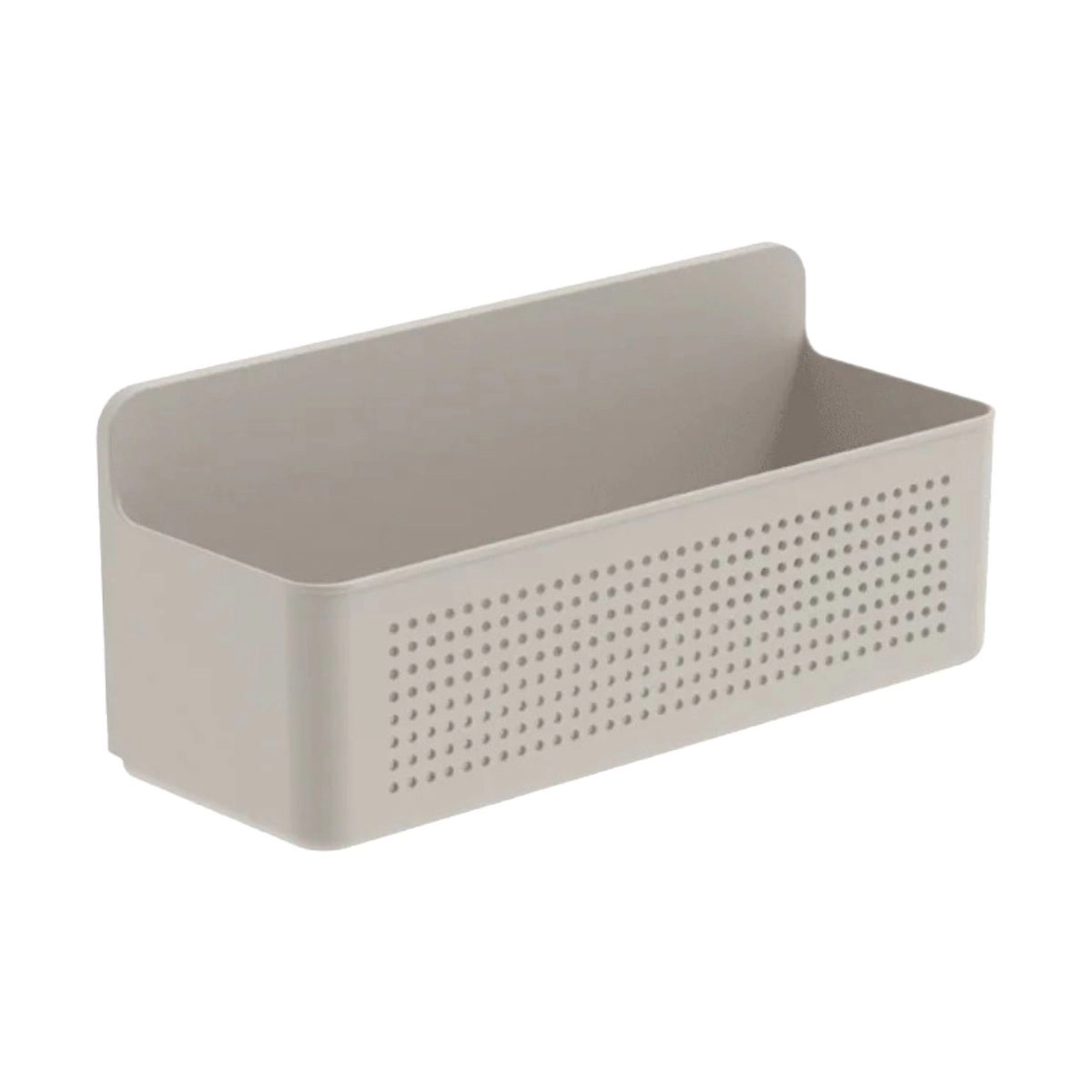 OU Wall-Mounted Storage Organizer Easy-Install Hanging Cabinet Door Basket for Kitchen & Laundry Room Heavy Duty