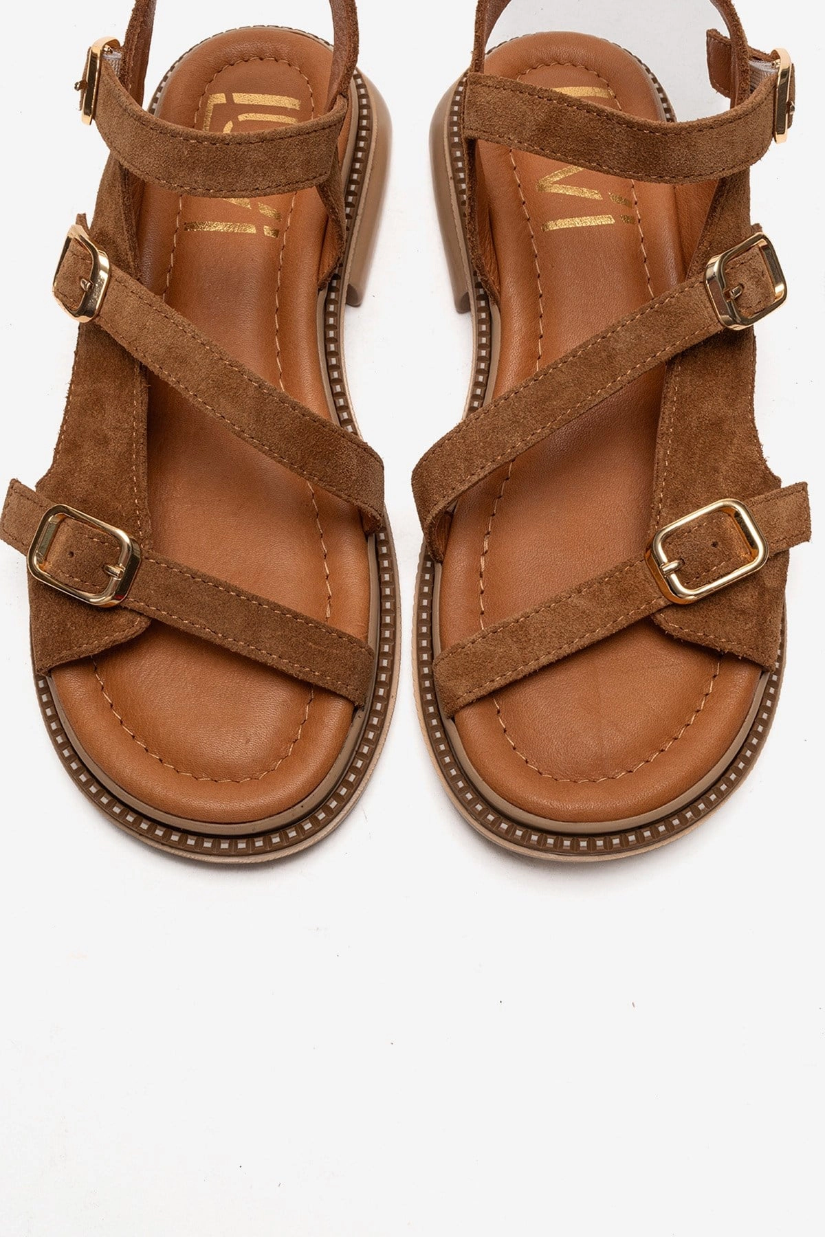 Forever & Always Womens Morez Leather Sandals