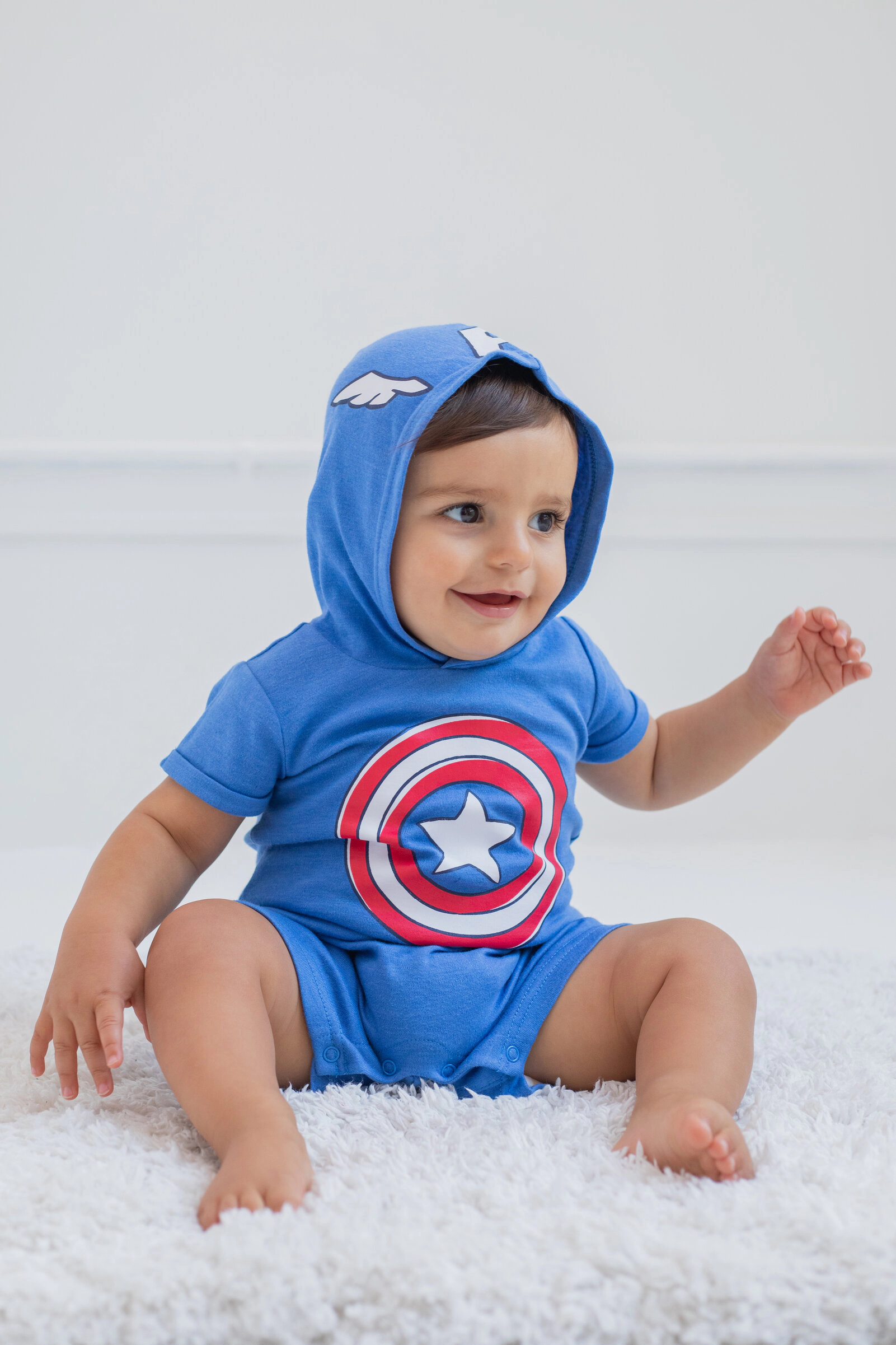 Marvel Cosplay Hooded Romper