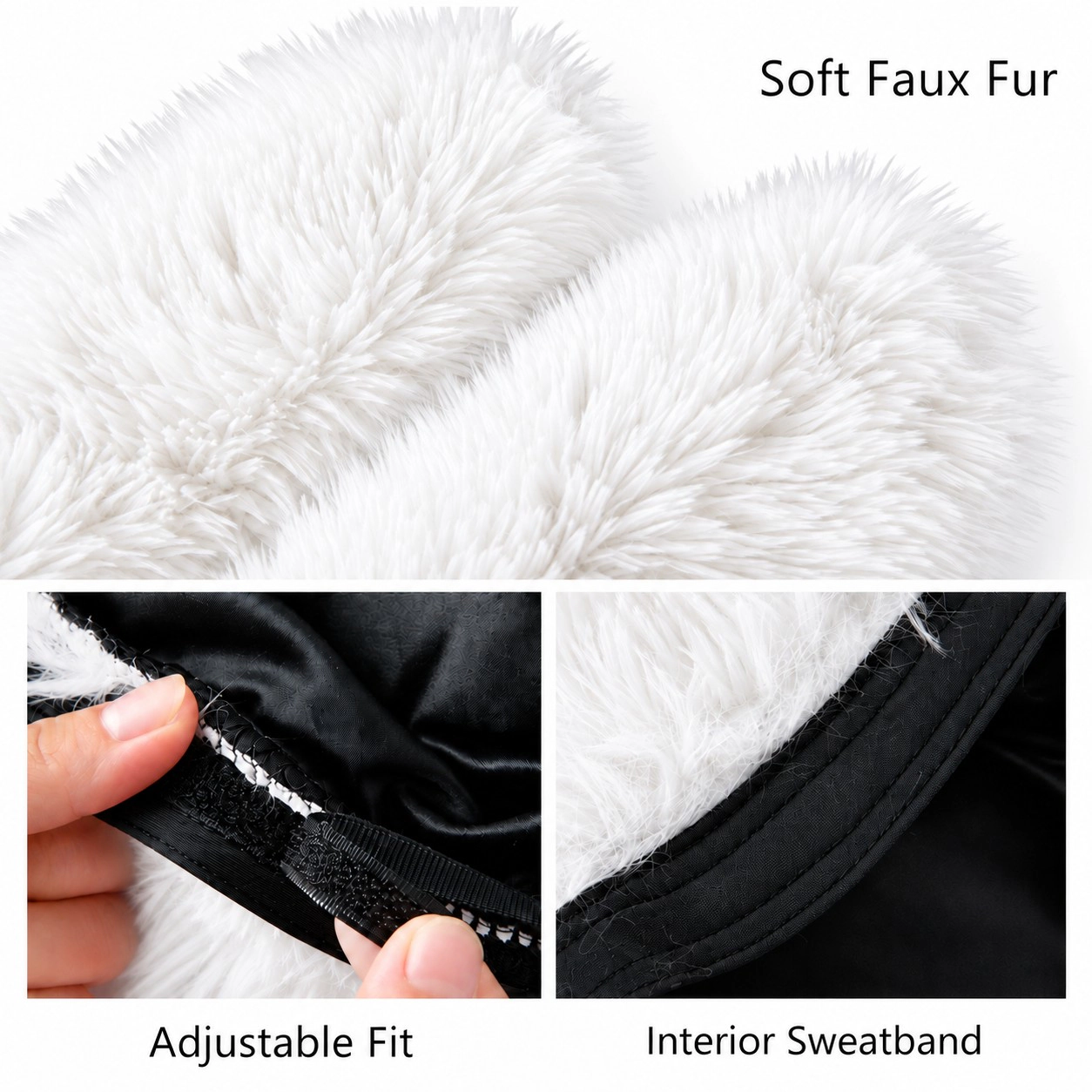 Anna-Kaci Womens Faux Fur Trapper Hat Long Ear Flaps Plush Winter Hat