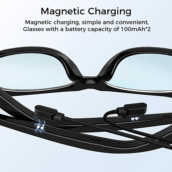 Alpha Digital Magnet Multi-Lens, Bluetooth Audio/Mic, IP65, 5Hr - Smart Glasses