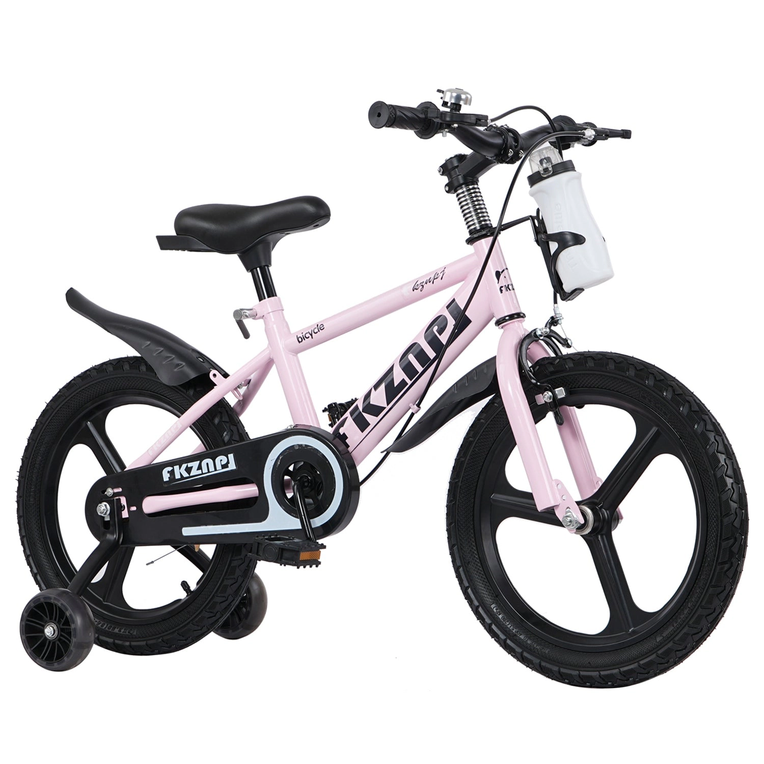 IMounTEK Unisex Steel Frame Kids Bike With Training Wheels