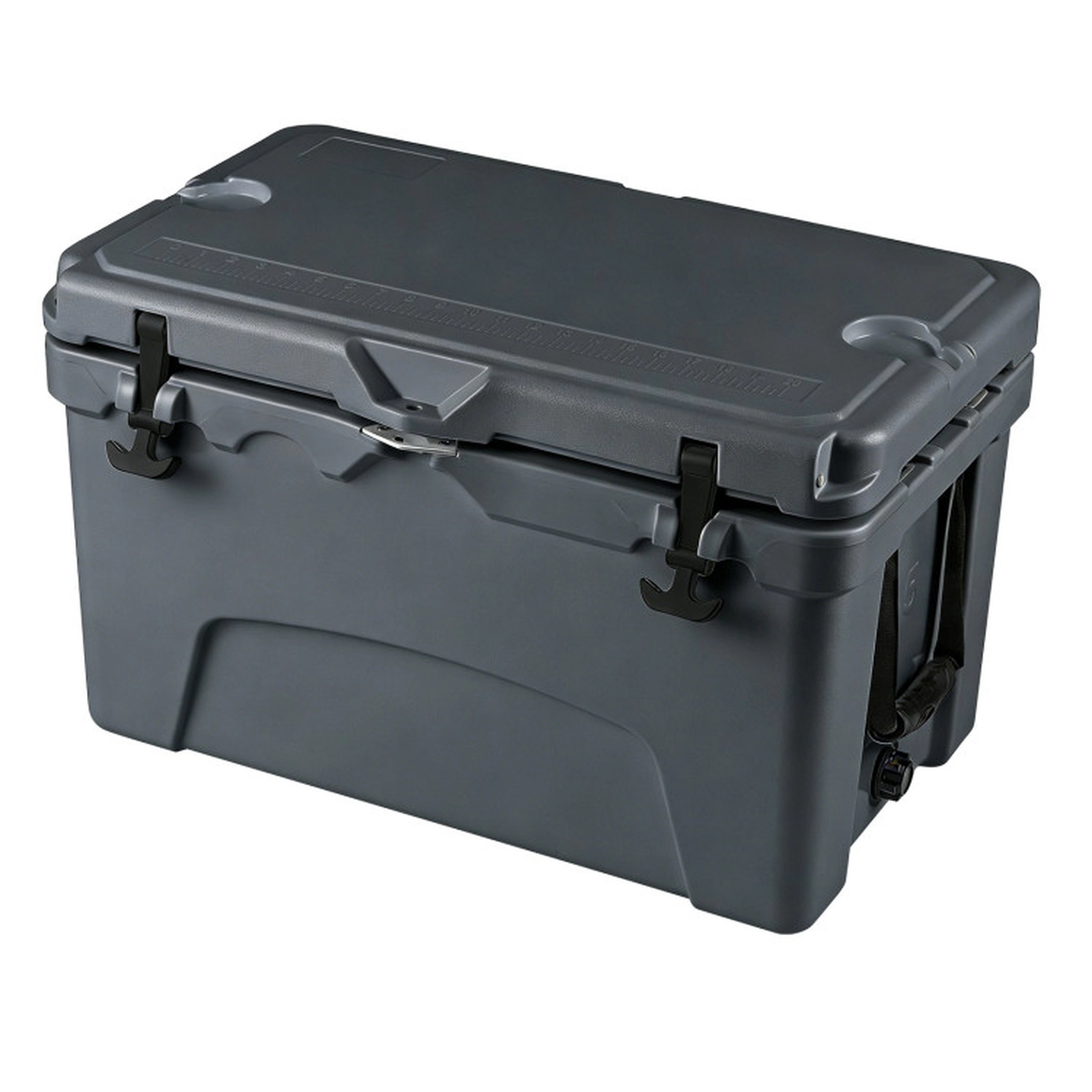 SUGIFT 45-Quart Gray Hard Side Cooler with 6-Day Ice Retention 27-in W 16.5-in D 16.5-in H 440-lb Lid Capacity