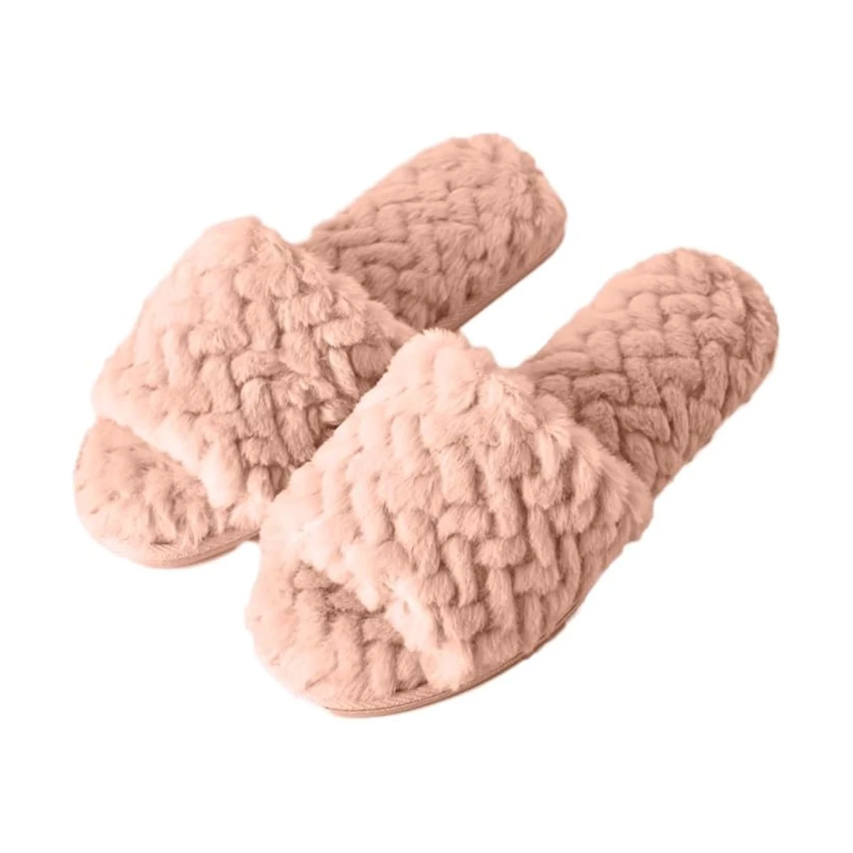 Roxoni Women's Terry Classic Cotton Ballerina Slippers (Pack of 2)