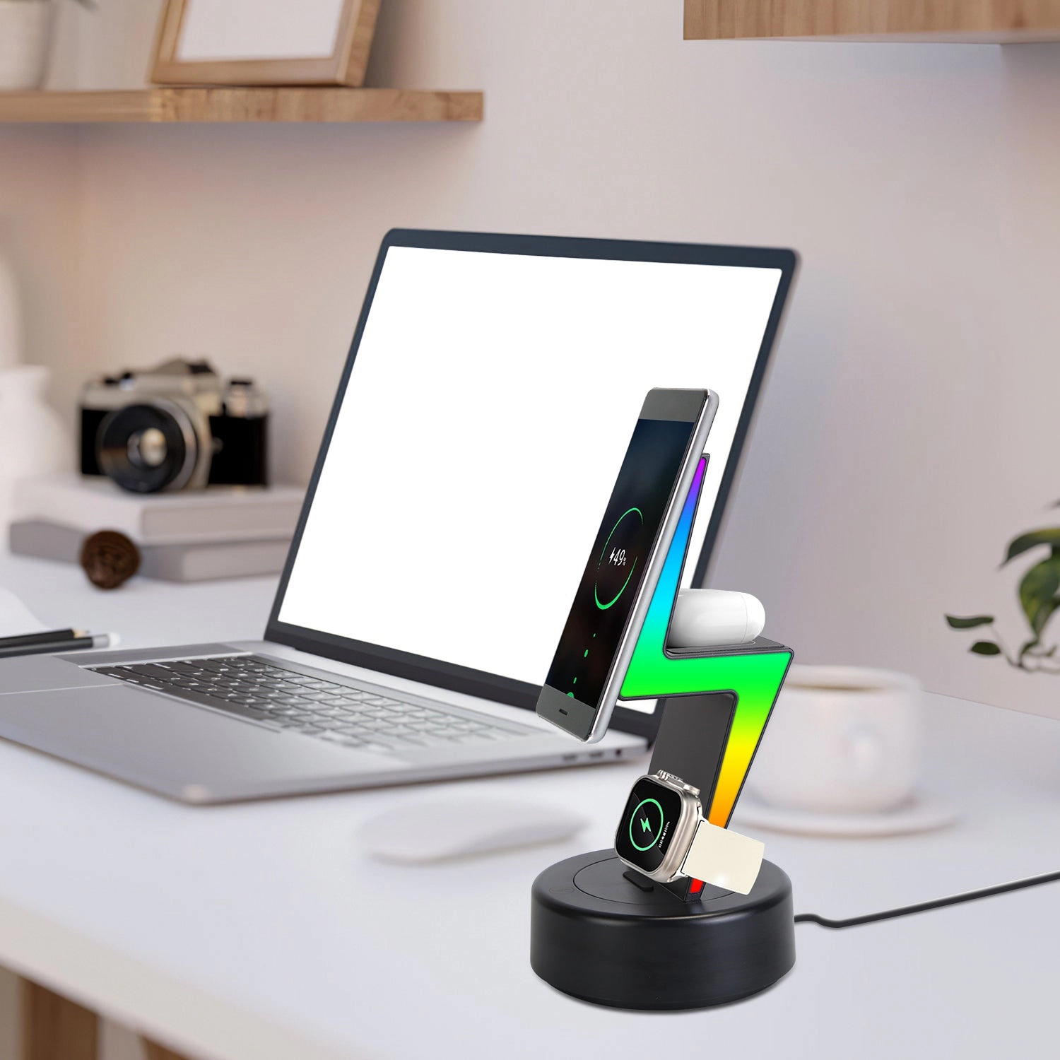 GBruno 3-in-1 Magnetic Wireless Charging Station