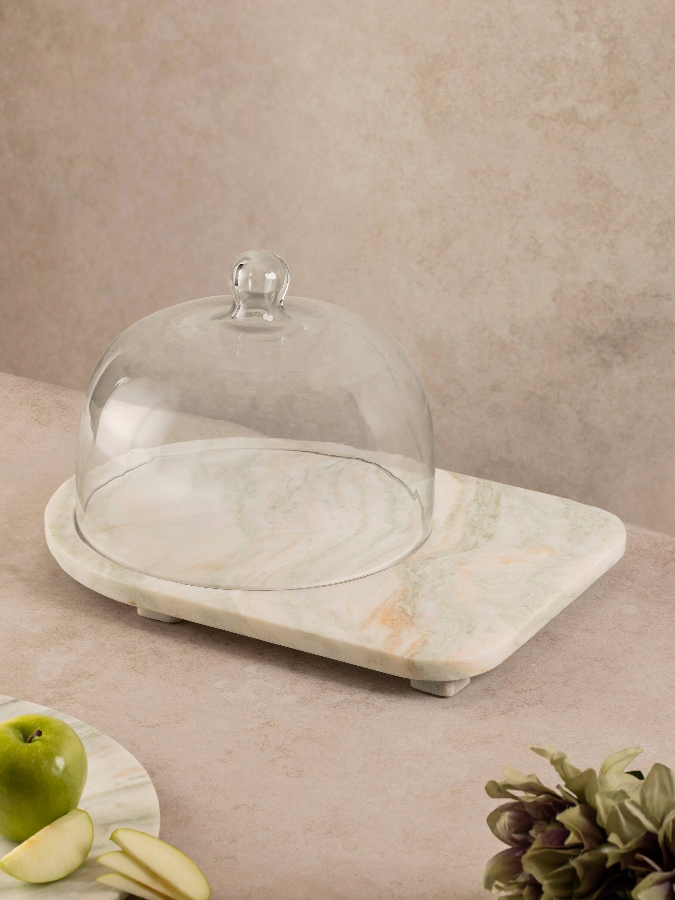 GAURI KOHLI Moonlight Serving Board with Cloche