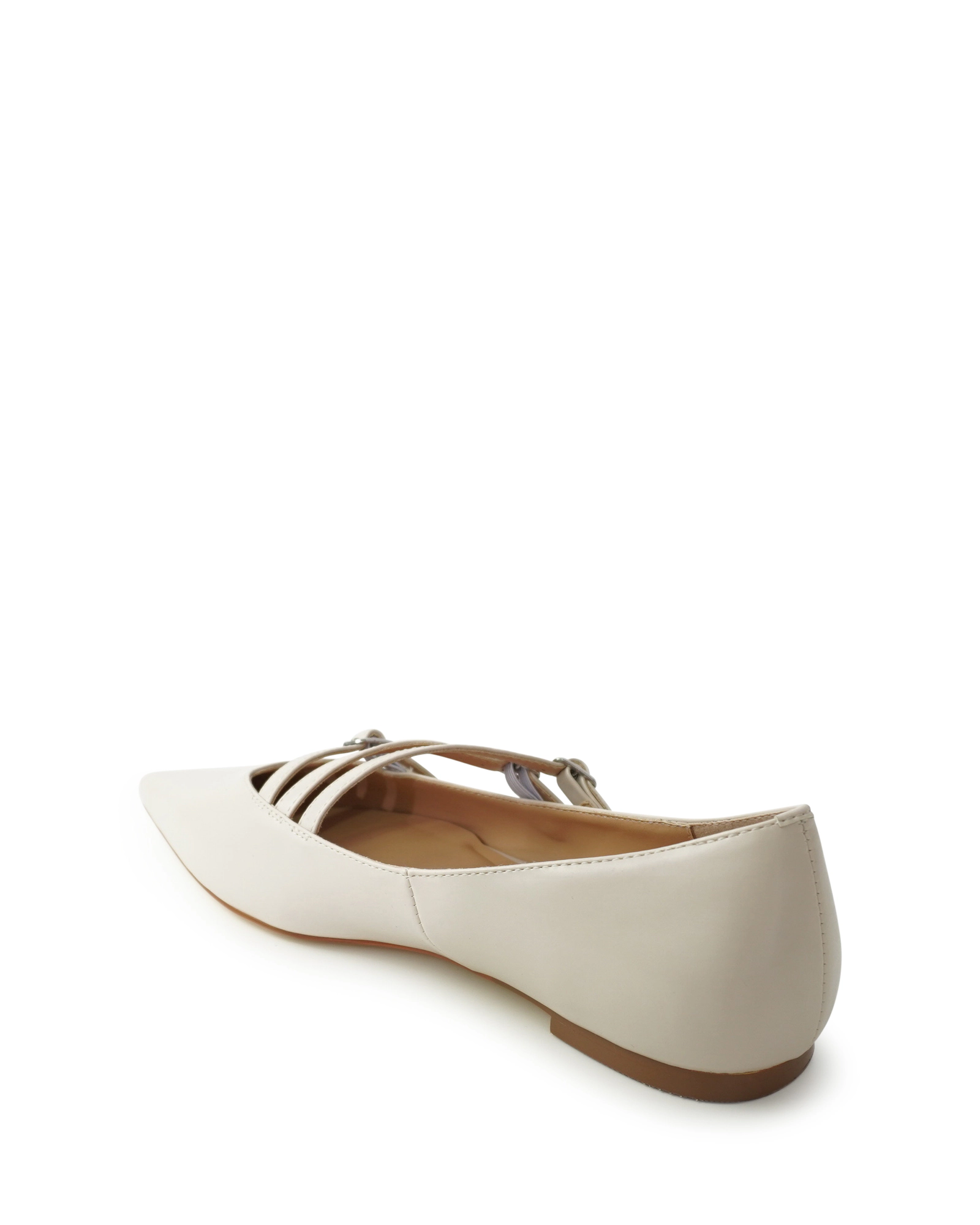 Belle & Bloom Womens Begin Again Buckled Flat