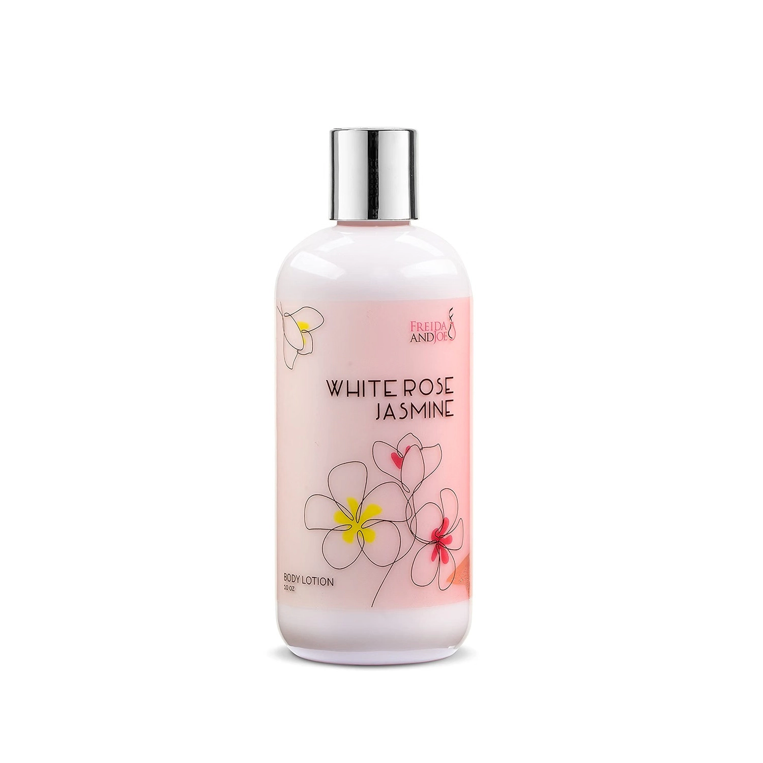 Freida and Joe Womens 10oz Deep Moisturizing Fragrance Body Lotion & 8 oz in White Jasmine Scent