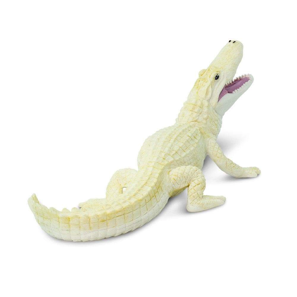 Safari Ltd. - White Alligator Kids Toy Figure