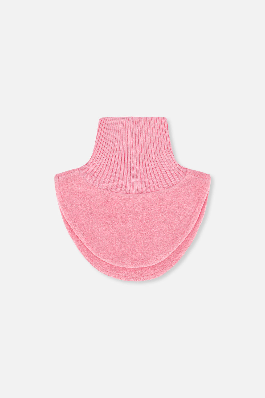 Deux par Girls Ribbed Knit & Polar Fleece Turtle Neckwarmer - Years
