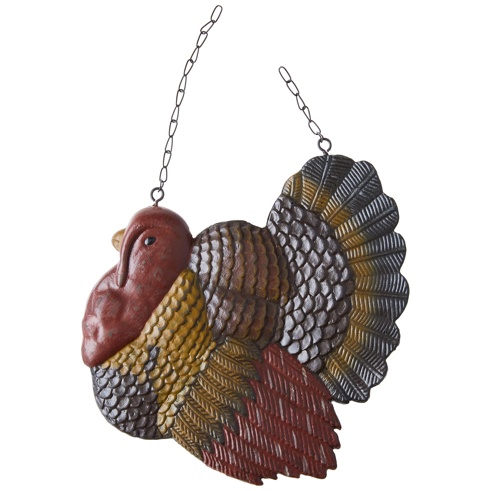 K&K Interiors Turkey Thanksgiving Arrow Replacement Hanging Sign 14 inch - Arrow Sold Separately
