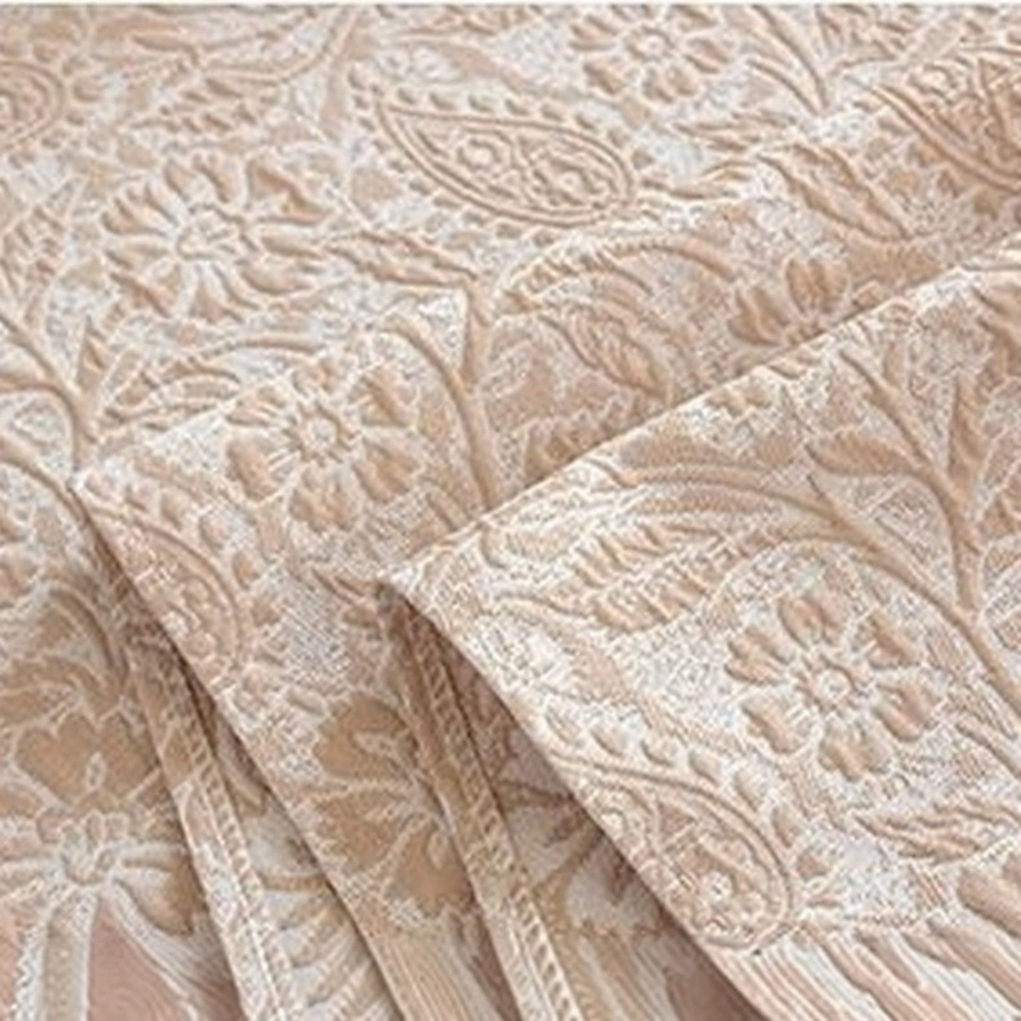 Alilang Unisex Floral Embroidered Table Runner with Intricate Pattern Detailing 13.5x47in