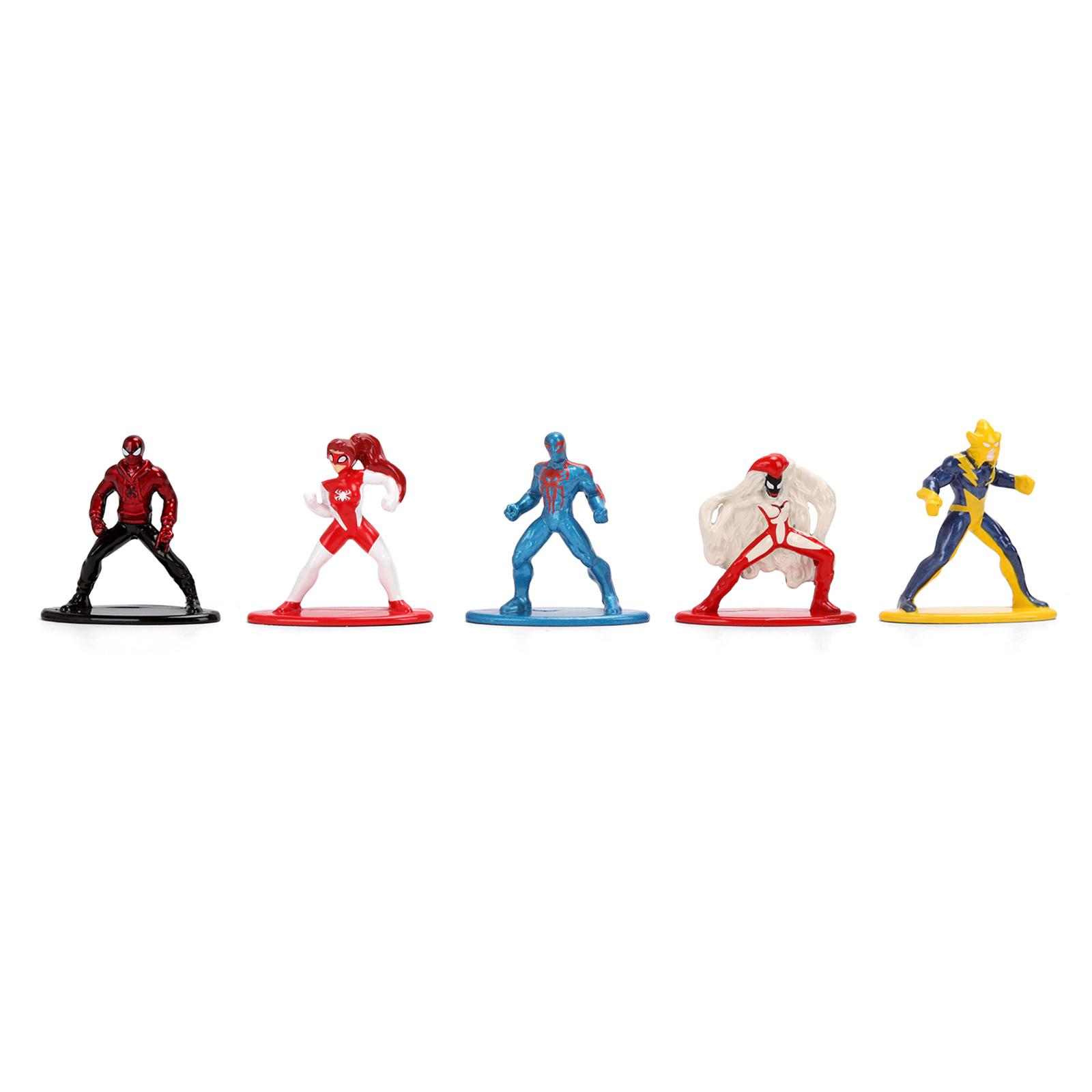 Jada Set of 12 Diecast Figures "Spider-Man" Franchise "Nano Metalfigs" Series Diecast Models  by Jada
