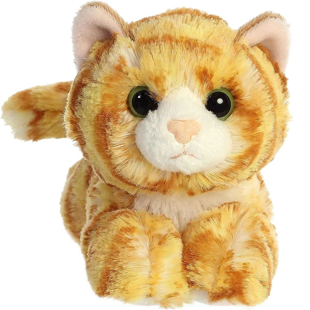 Aurora Mini Flopsie Ginger Cat 8-Inch Stuffed Animal Plush