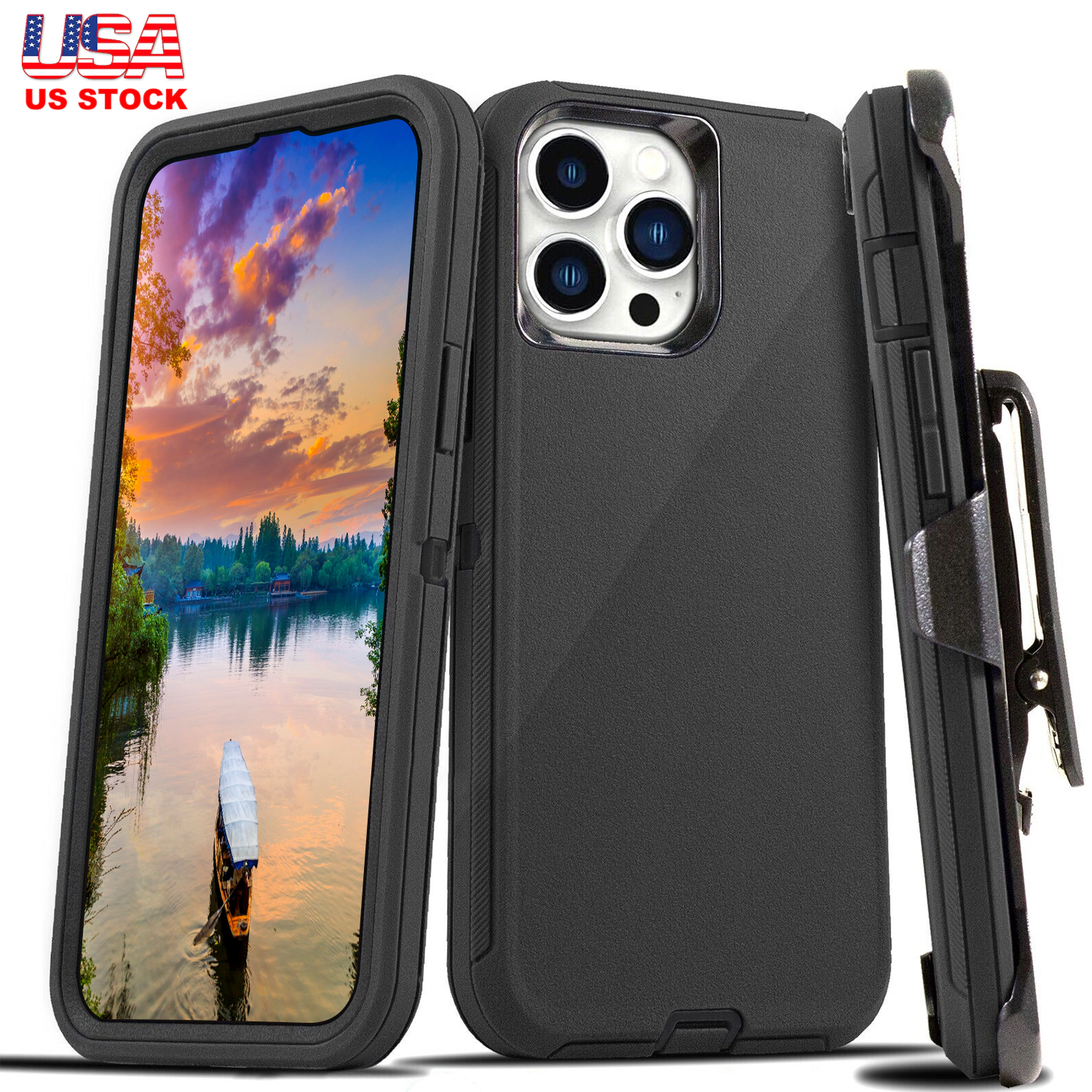 GBruno Shockproof Phone Case With Belt Clip