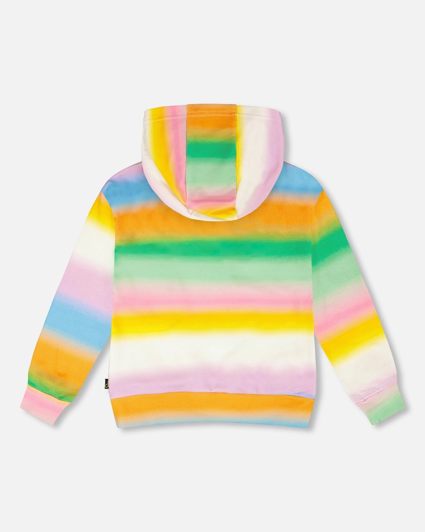 Deux par Girls Printed French Terry Zip Front Hoodie