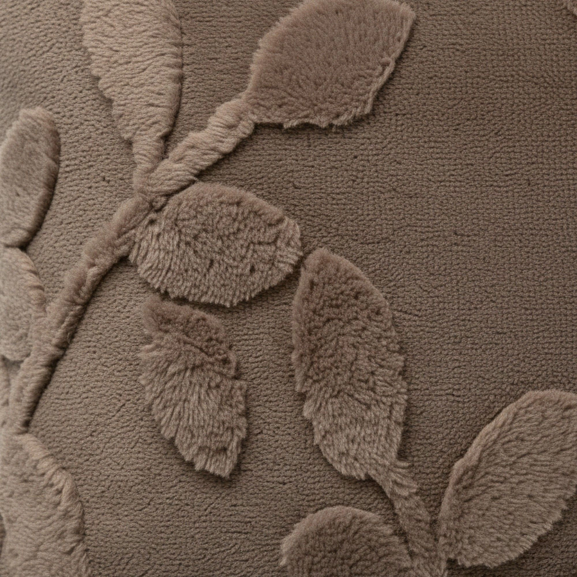 Alilang Unisex Embossed Botanical Decorative Throw Pillow Cover 1 Pack with Floral Vine Pattern Square Cushion 17.