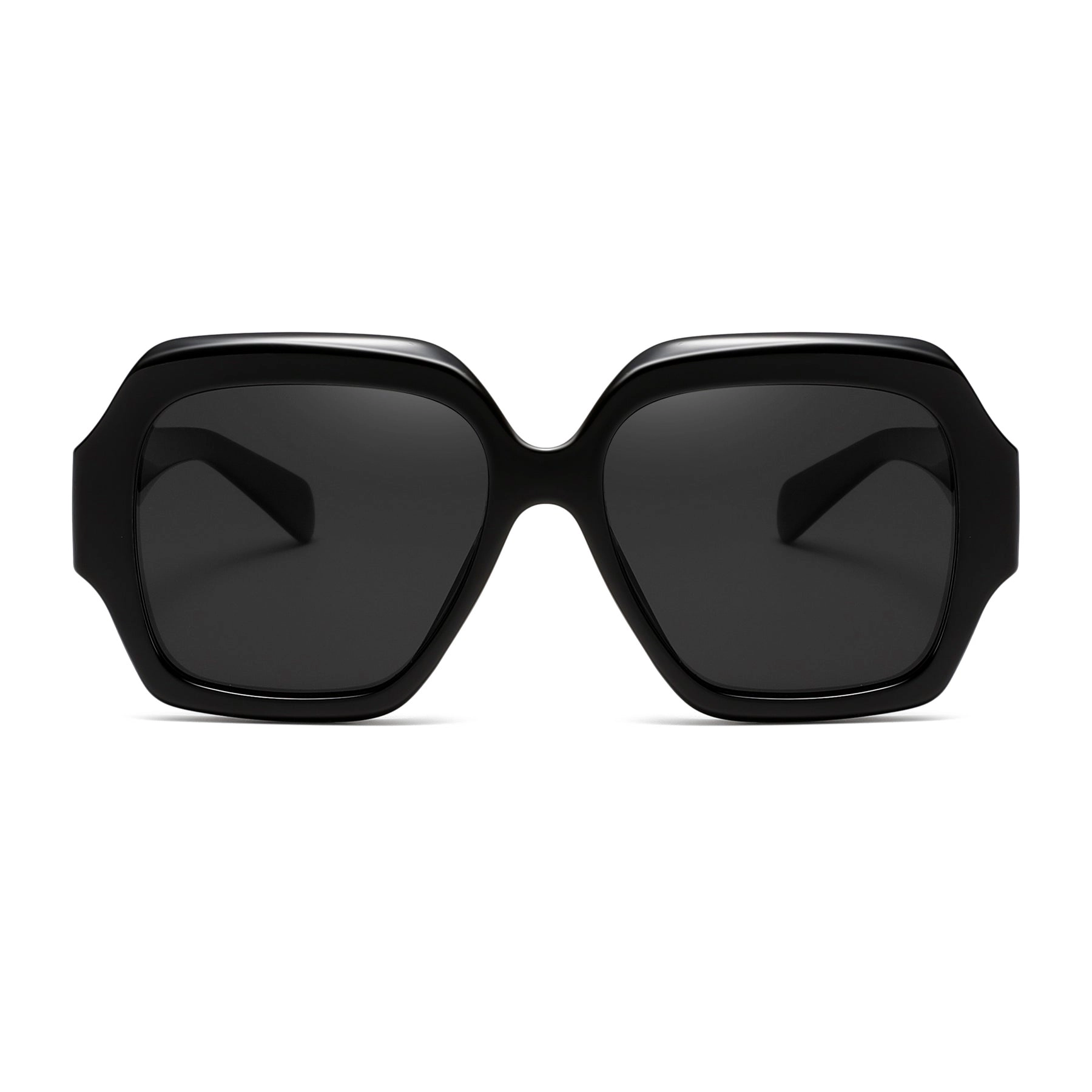 AGP PARIS Women's Retro Square Acetate Polarized Lens UV400 Sunglasses