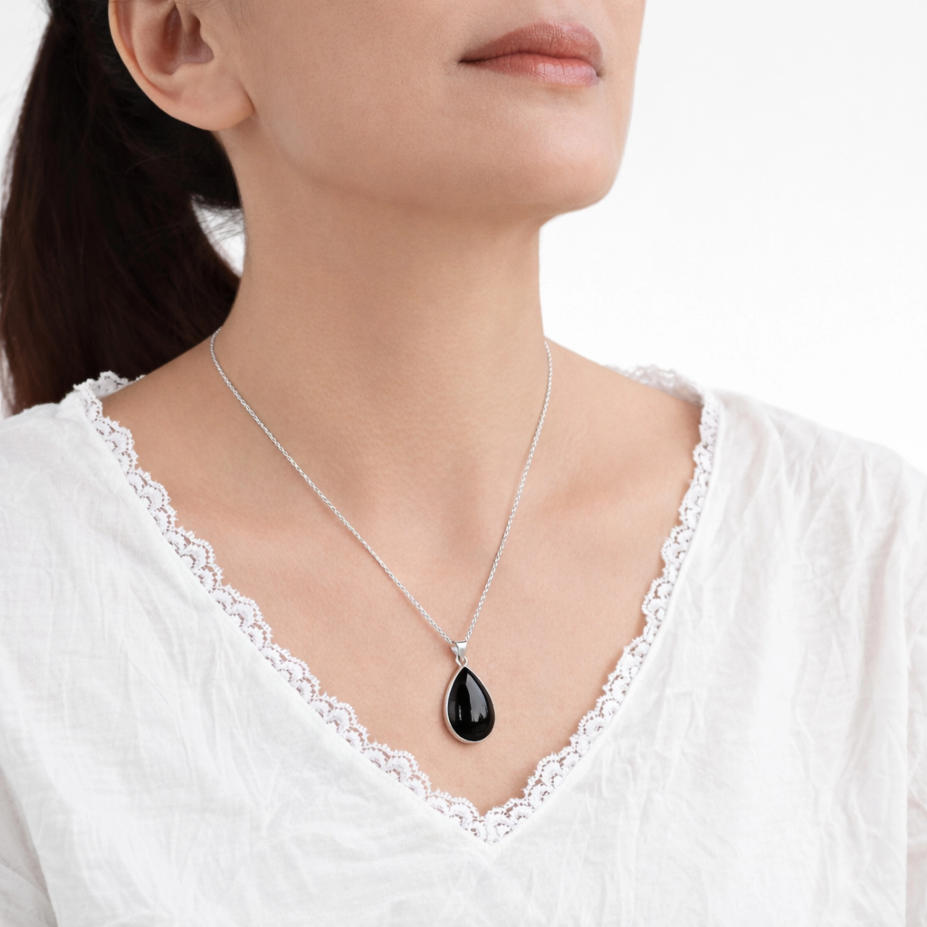 Wear Sierra Unisex Sterling Silver Handmade Pendant Necklace