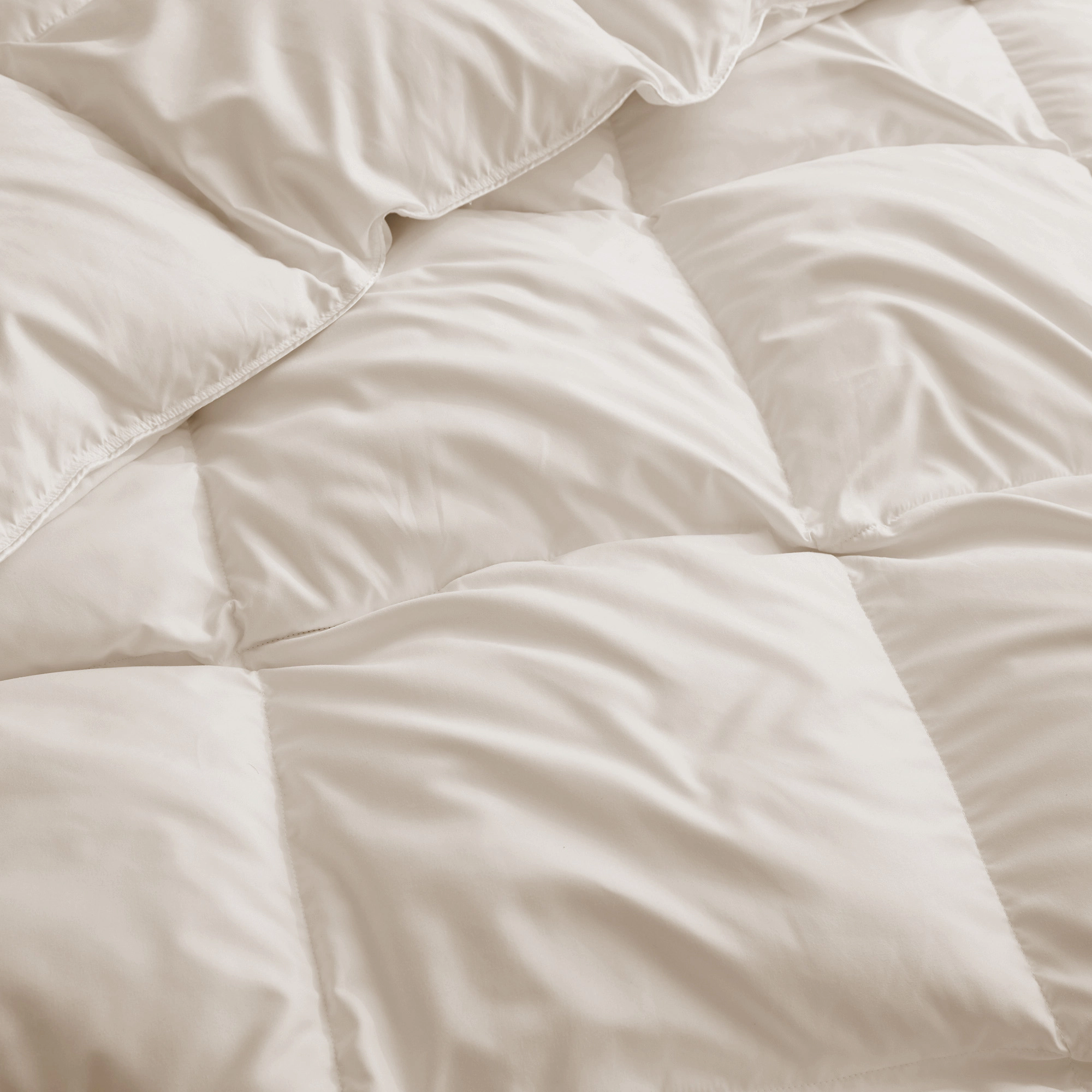 Unikome Luxurious White Heavy Weight Goose Feathers Down Comforter for Winter Weather Duvet Insert