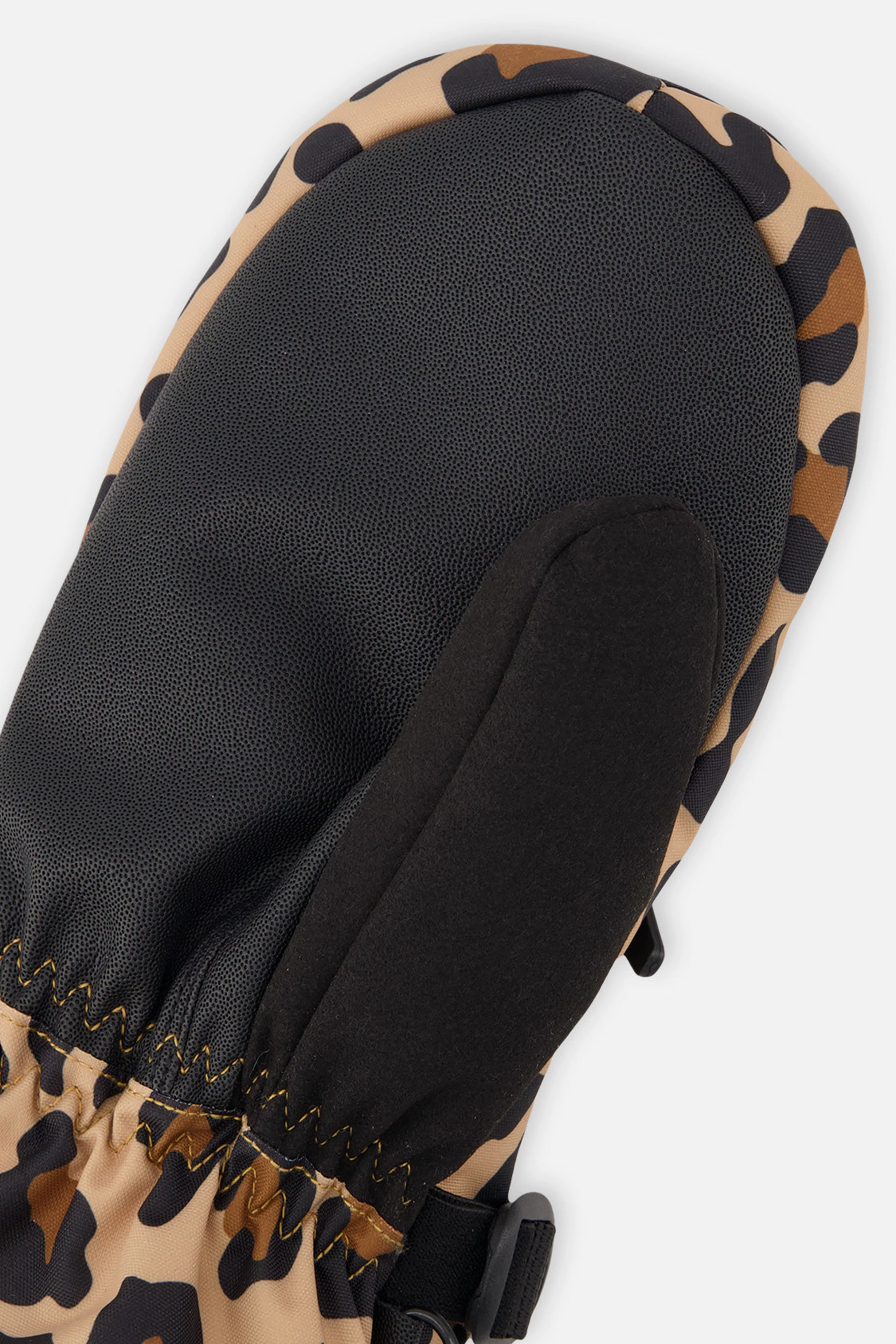 Deux par Deux Boys Teknik Leopard Print Cordura-Reinforced Winter Mittens