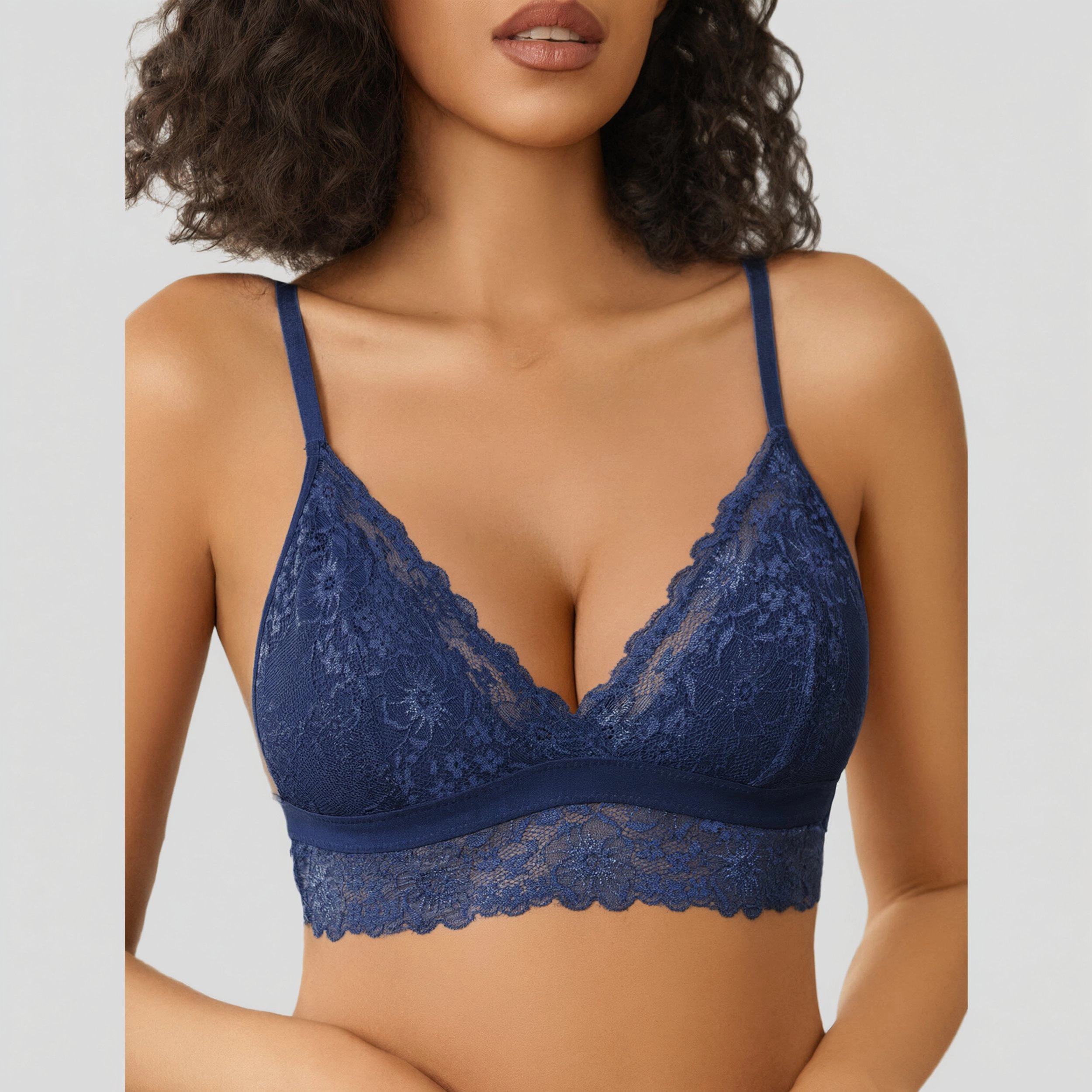 Avidlove Women's Lace Unpadded Wireless Bralette
