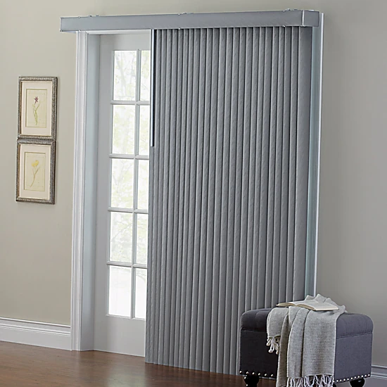 BrylaneHome Embossed Vertical Privacy Slat Blinds - JCPenney