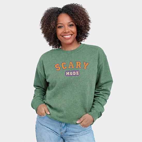 Simply Sage Market - Women's Graphic Sweatshirt - Scary Mode