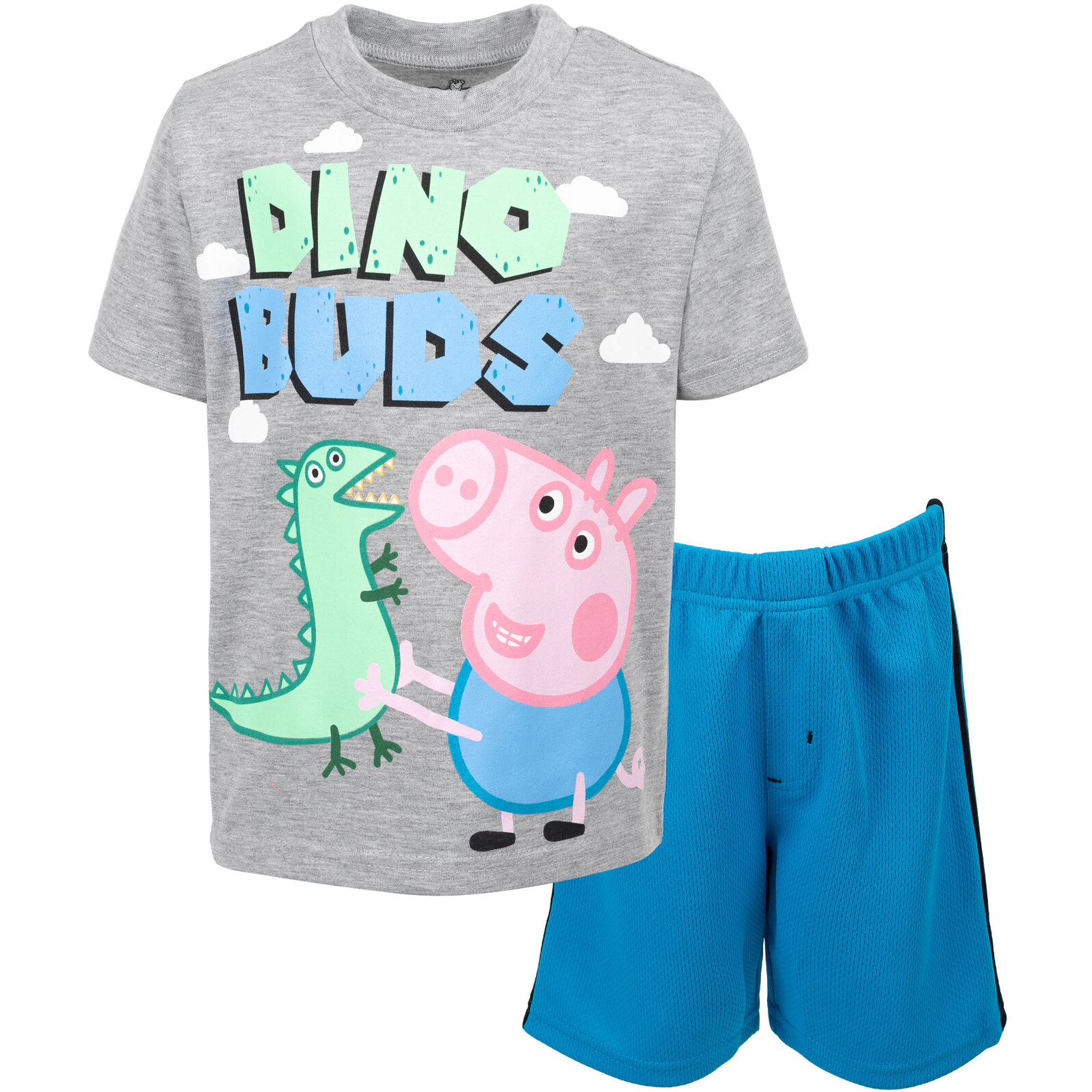 Peppa Pig George Pig Boys' Athletic 2-Piece T-Shirt and Shorts Set