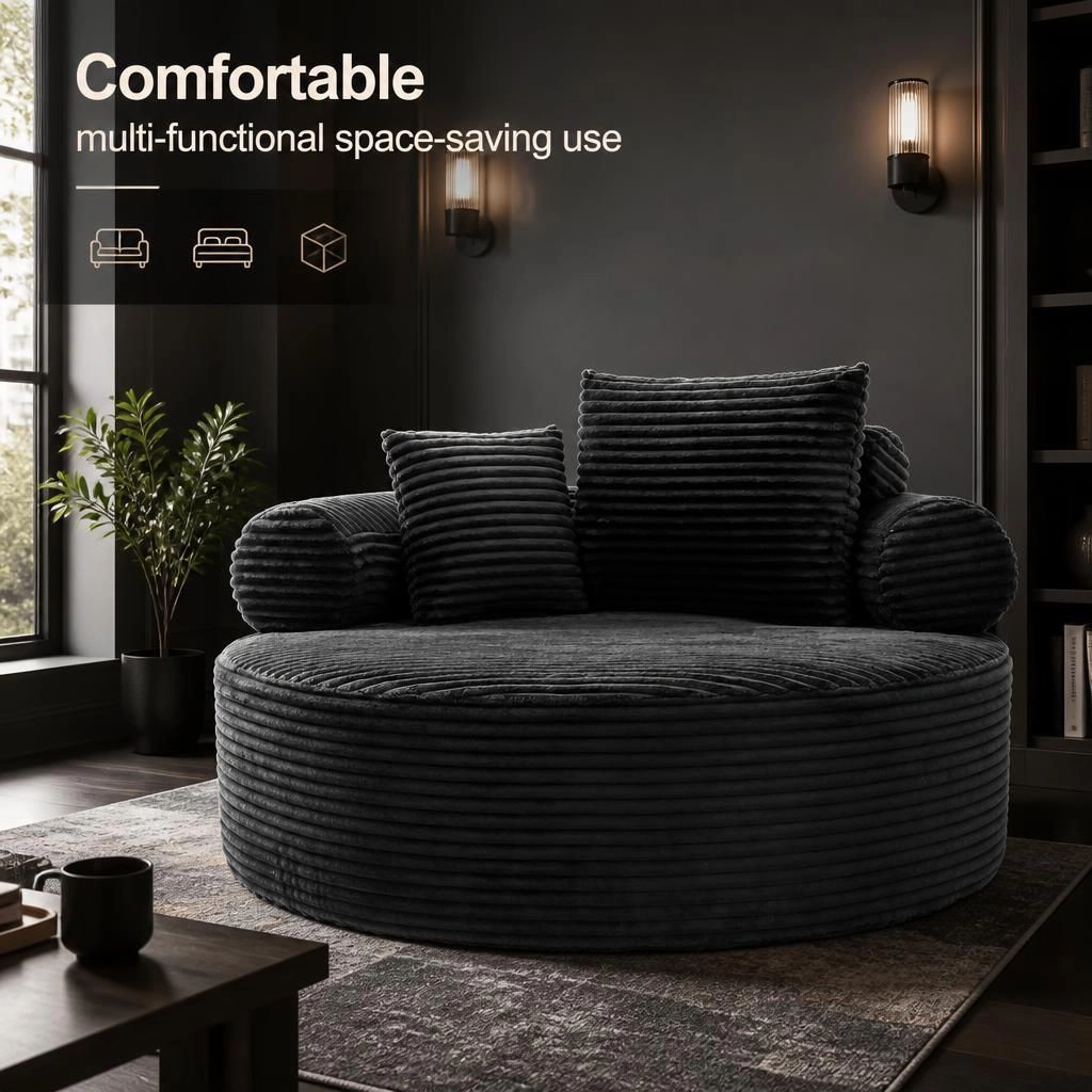GOODSILO Convertible Multi Function Foldable Upholstered Sofa Bed
