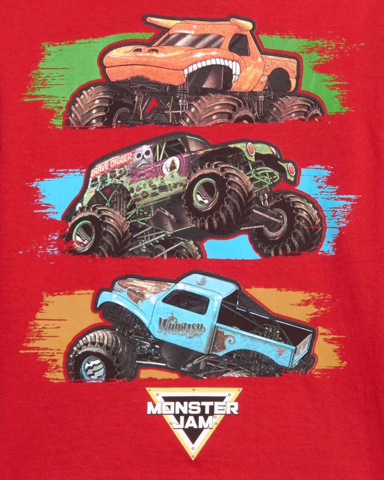 Monster Jam Boys' 2-Pack Long Sleeve T-Shirt