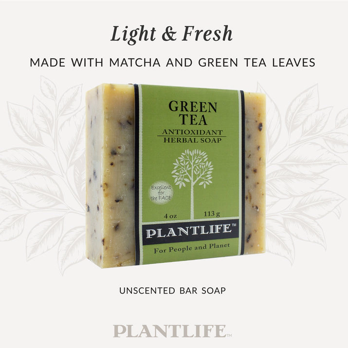 Plantlife Green Tea Aromatherapy Herbal Soap