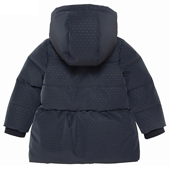 Rokka&Rolla Toddler Girls Faux Fur Mid-Length Puffer Coat