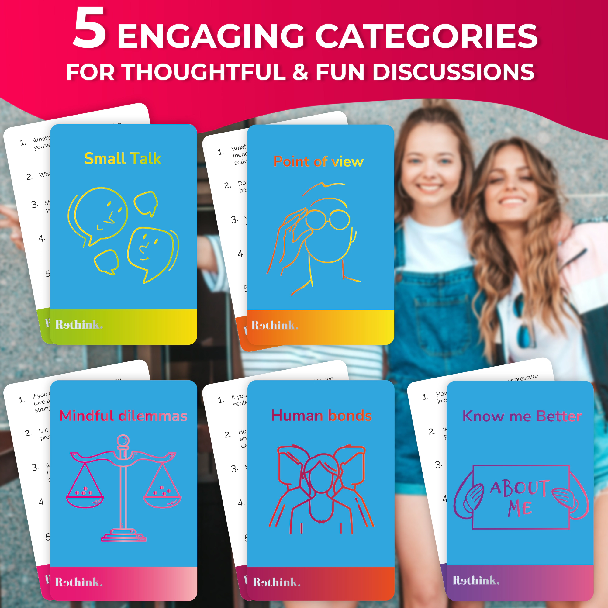 QUOKKA Conversation & Party Card Game Collection – Question, Trivia & Group Activity Games