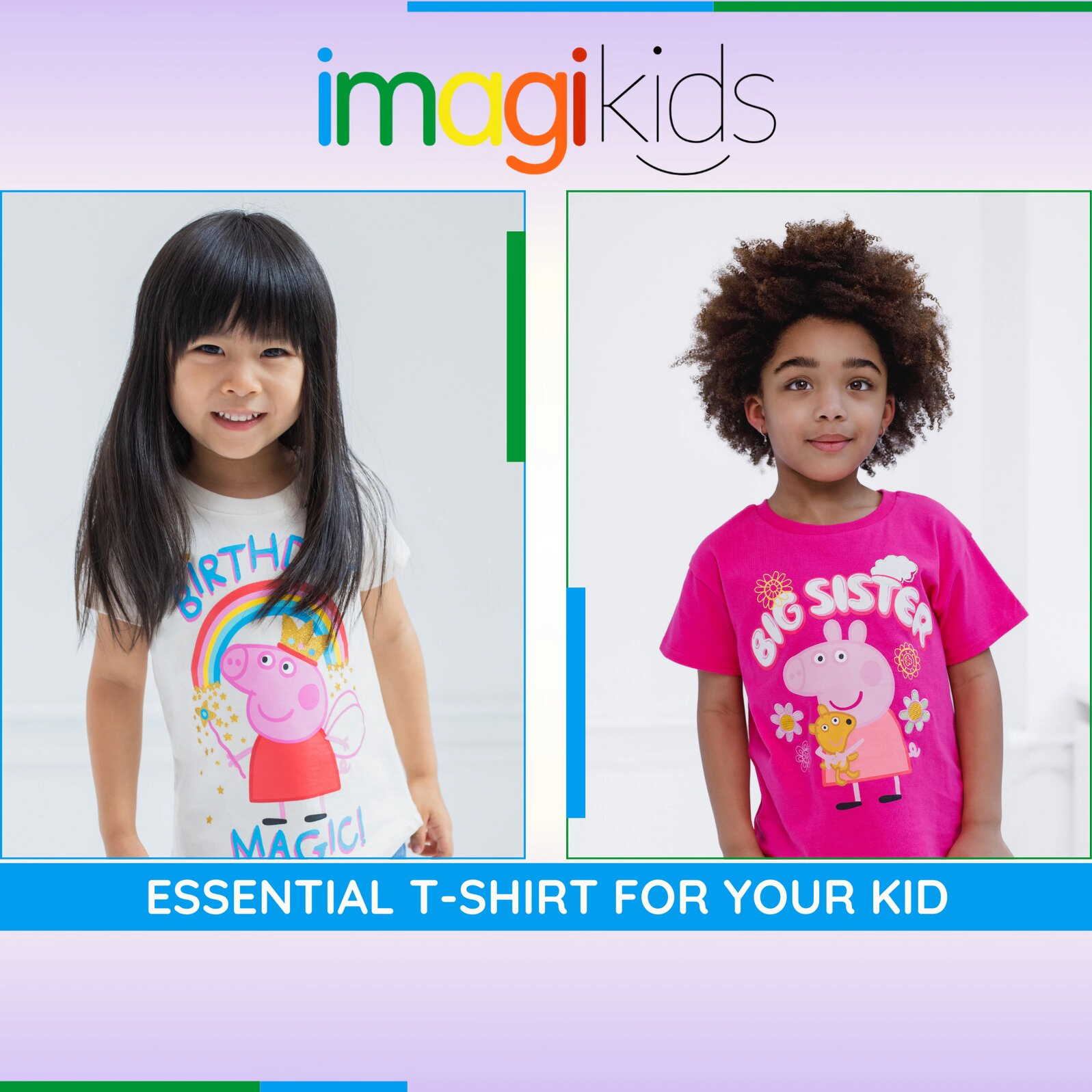 Peppa Pig Girls' Short Sleeve T-Shirt