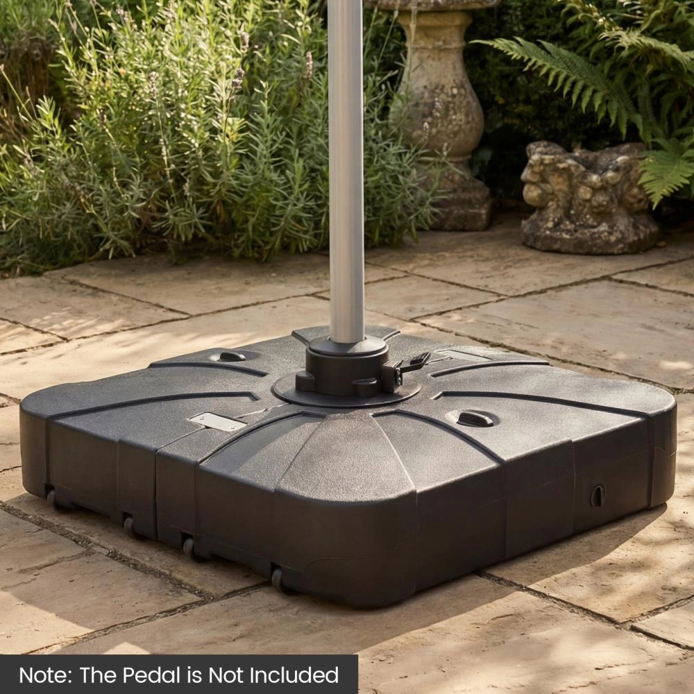 Hivvago Outdoor Umbrella Base Square Water And Sand Fillable Base