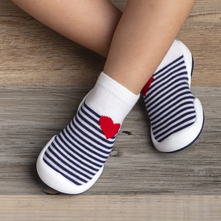 Baby Breathable Washable Non-Slip Sock Shoes - Heartbreaker