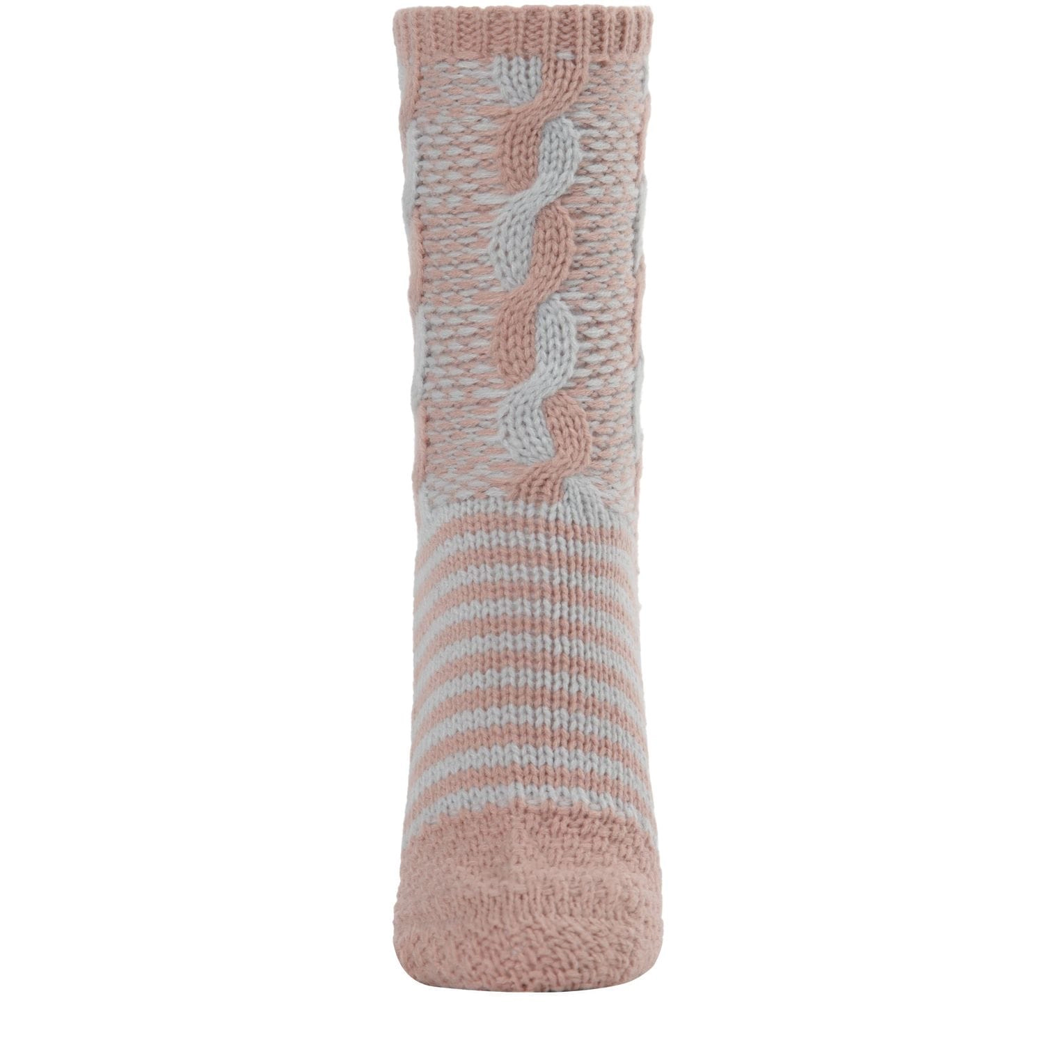 MeMoi Women's Cable Twist Sweater Knit Soft Cozy Crew Socks