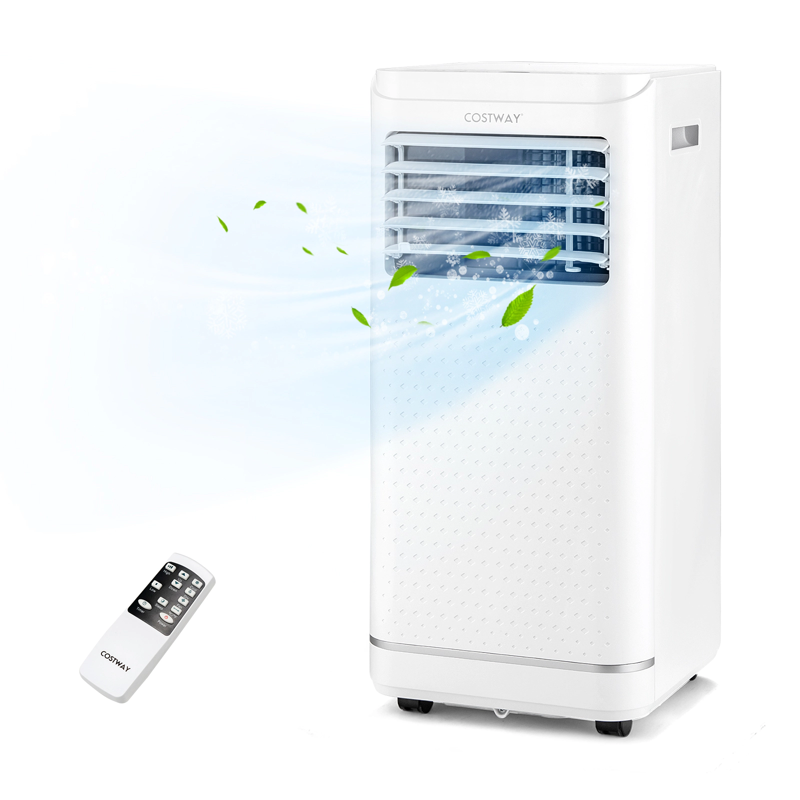 LJG 10000 BTU Portable Air Conditioner with Dehumidifier and Fan Mode