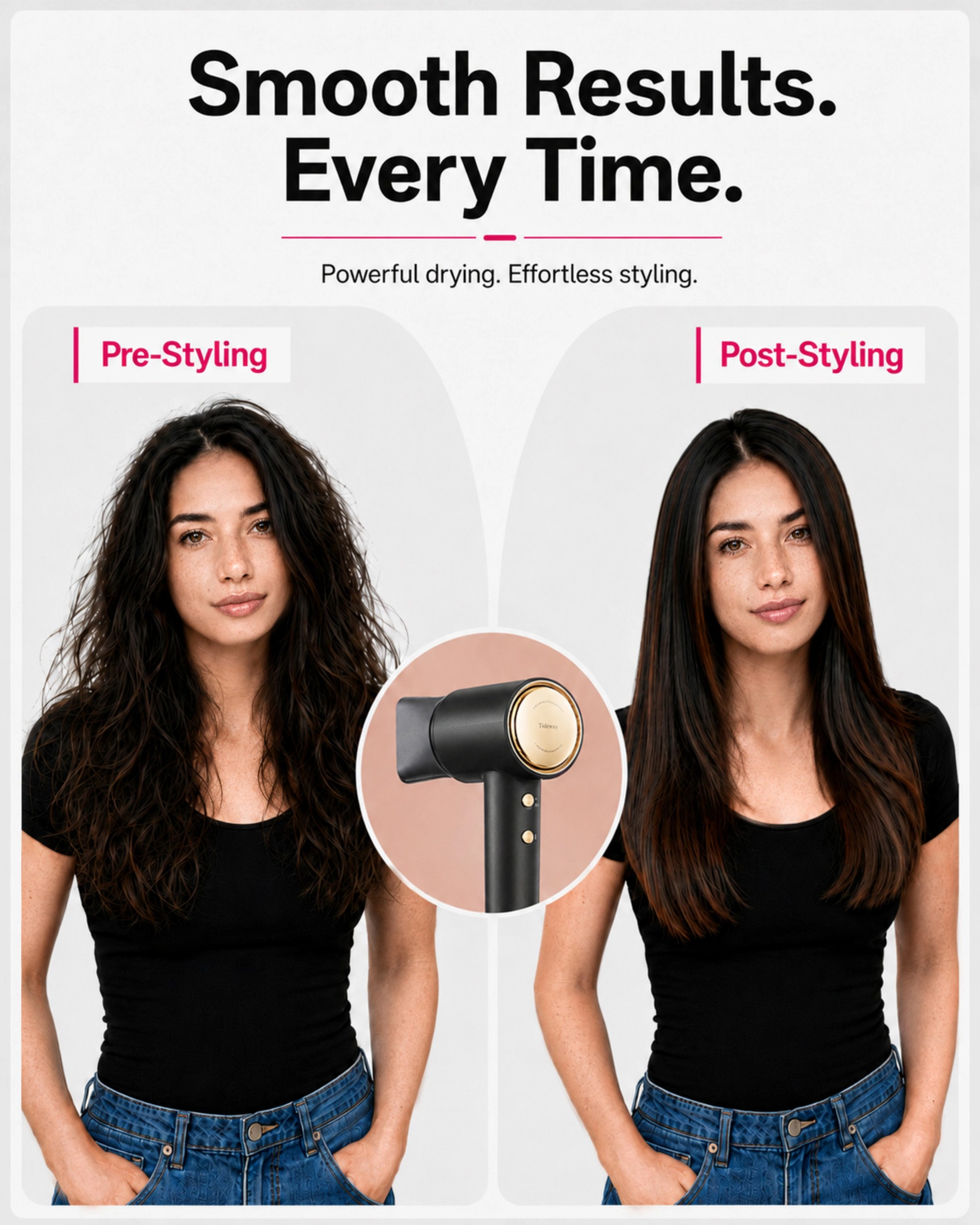 Tideway H11 AURA High-Speed Plasma Hair Dryer with Diffuser