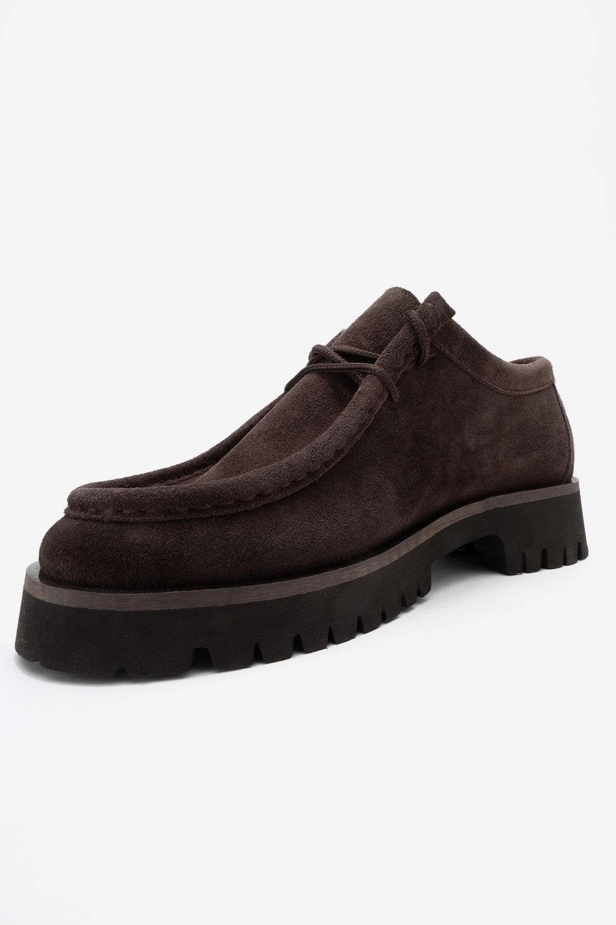 Forever & Always Womens Talia Leather Lace Up Loafer