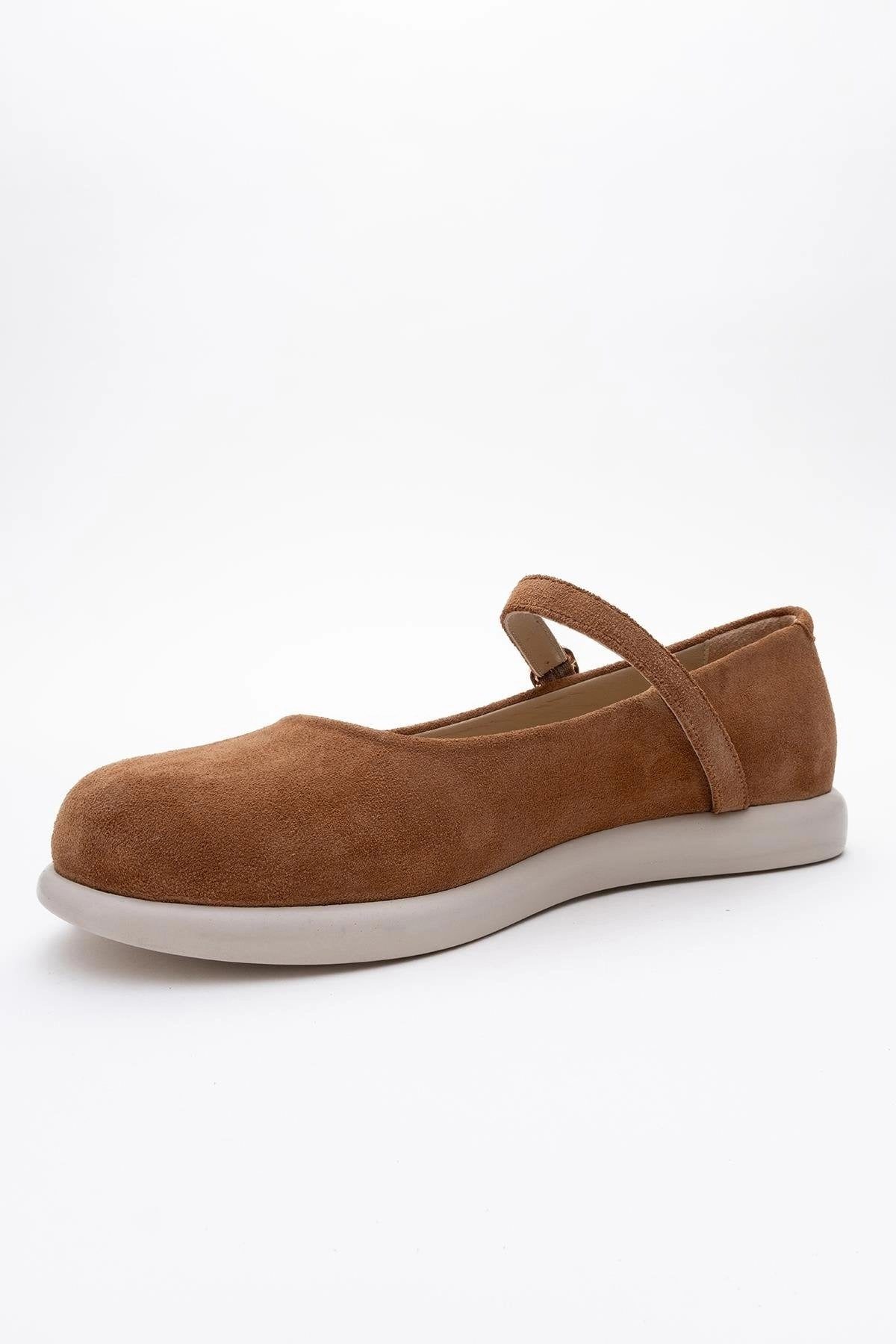 Forever & Always Womens ANISA Leather Strap Flat
