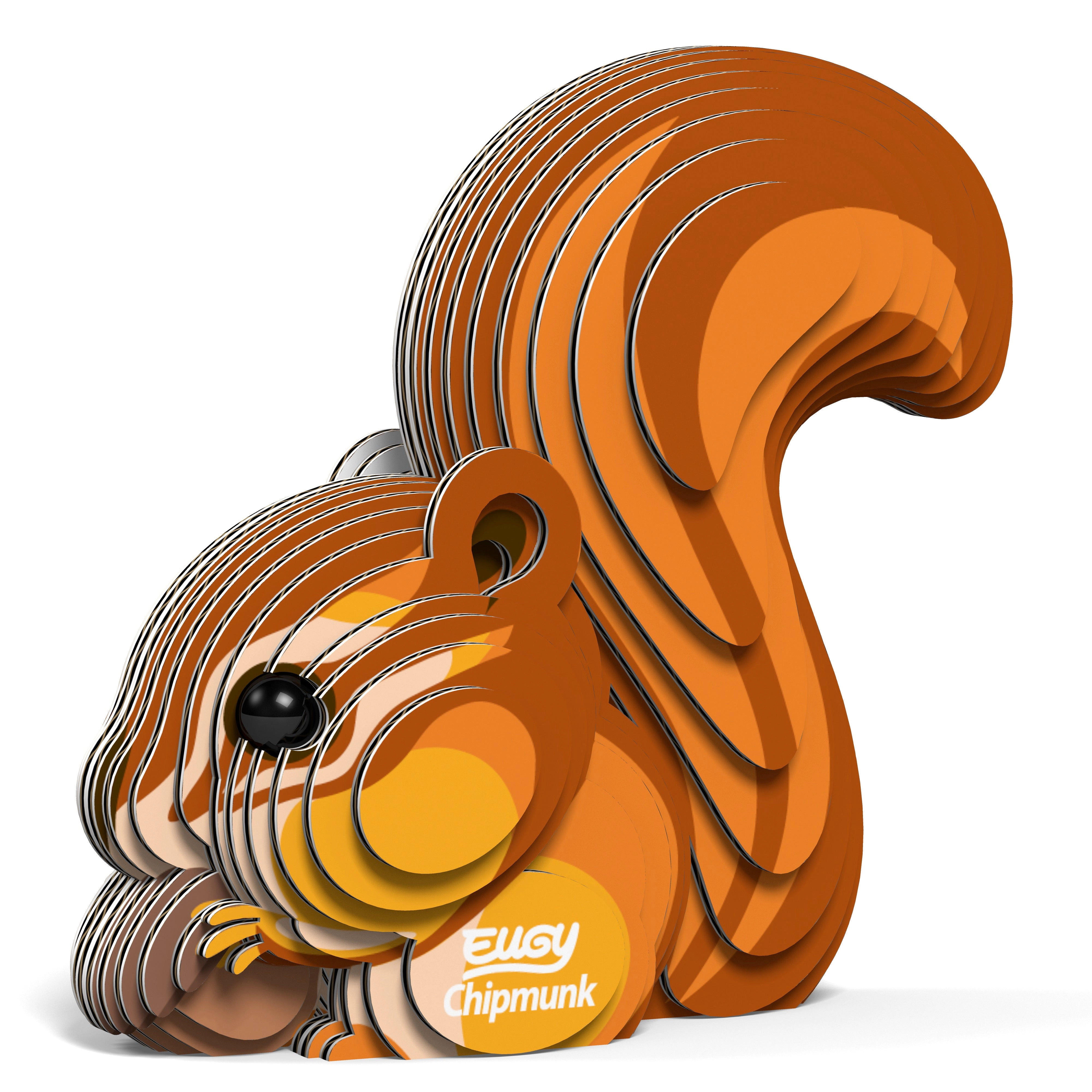 EUGY Chipmunk 3D Puzzle - contains 24 puzzle pieces