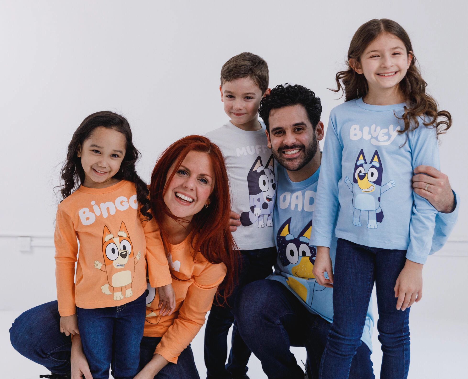 Bluey Matching Family Cosplay Long Sleeve Tee