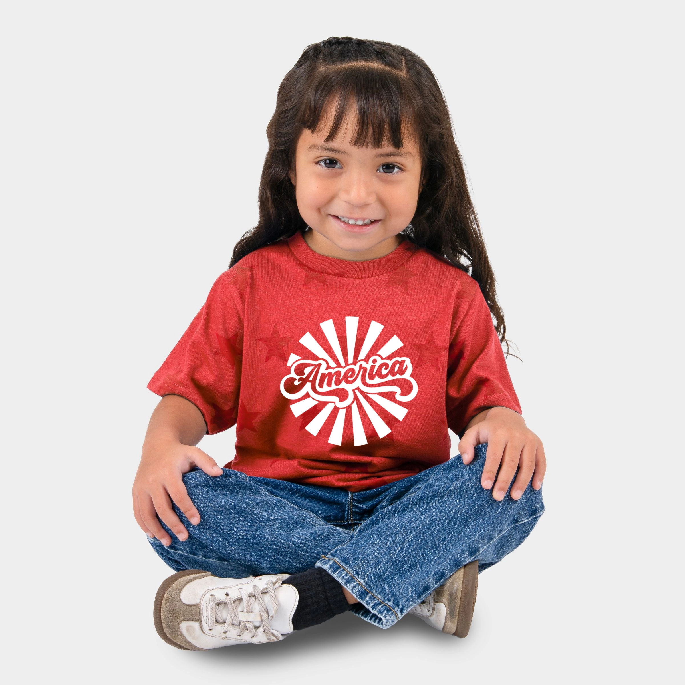 The Juniper Shop - America Rays Toddler Short Sleeve Star Tee