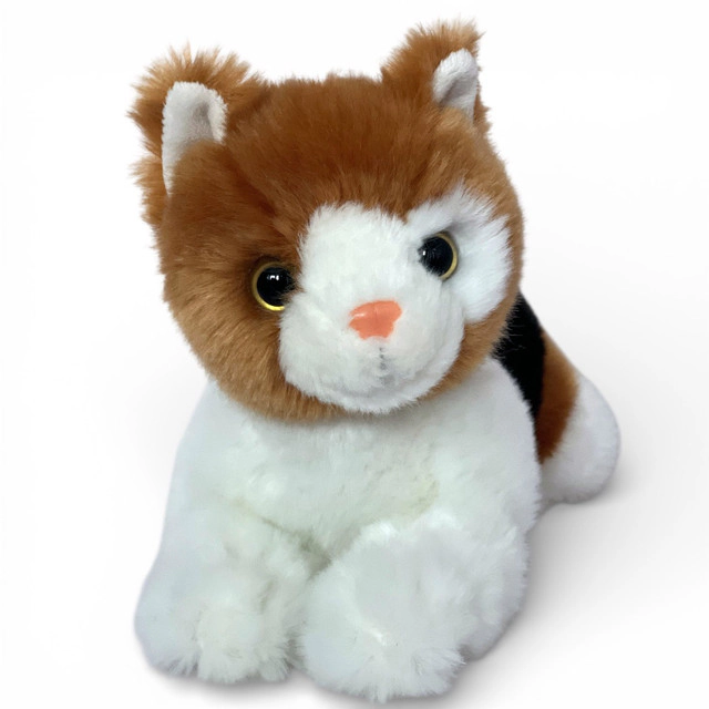 Auswella® Plush Doodle Calico Kitten – 10 Inch Soft Stuffed Cat Plush