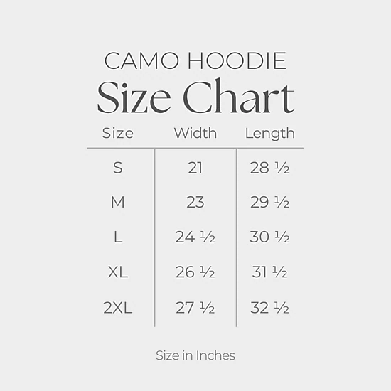 Simply Sage Market - Men's Camo Hoodie - Fish and Trees